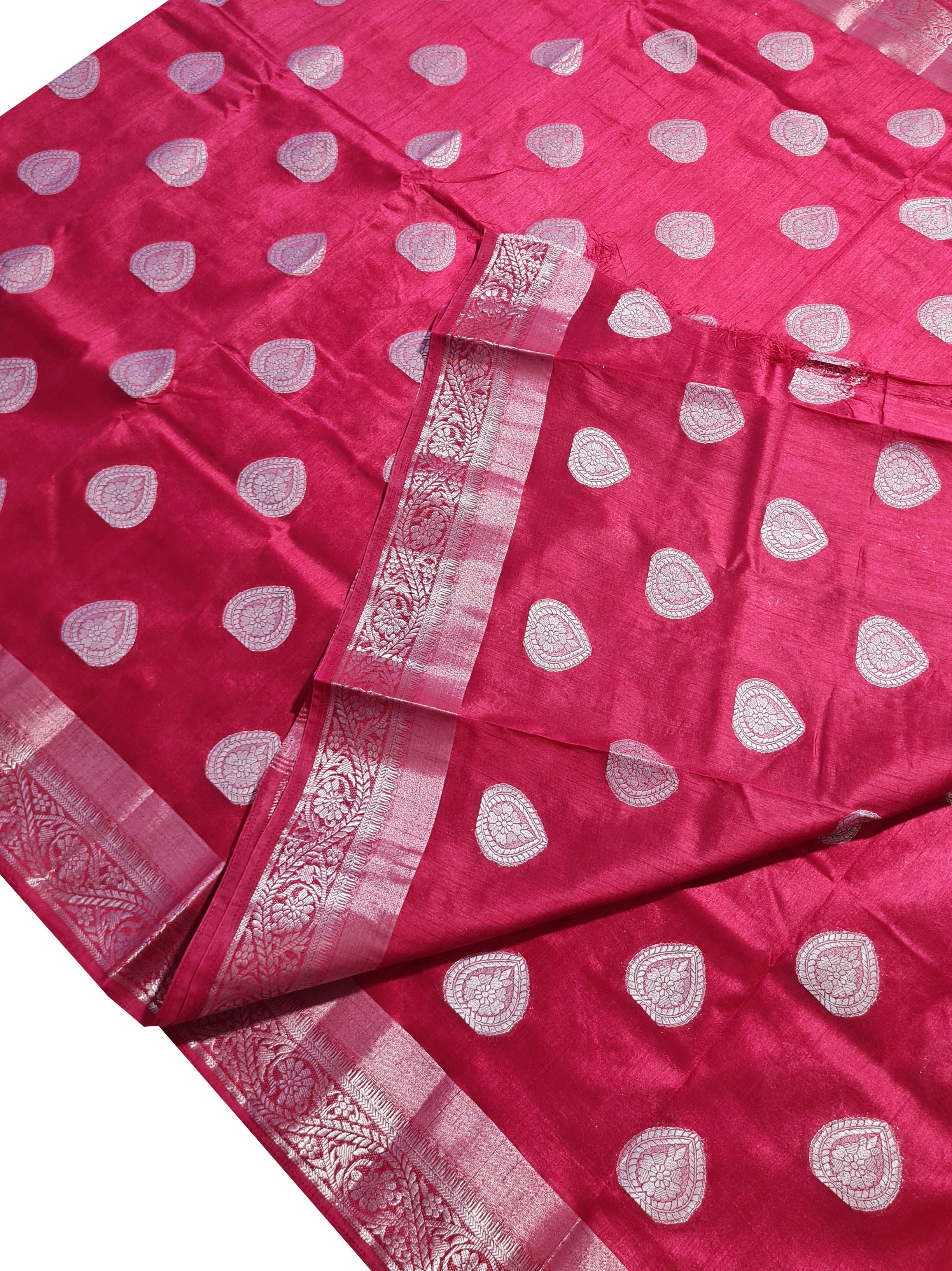 Bengaluru Silver Butta Tassar Sarees