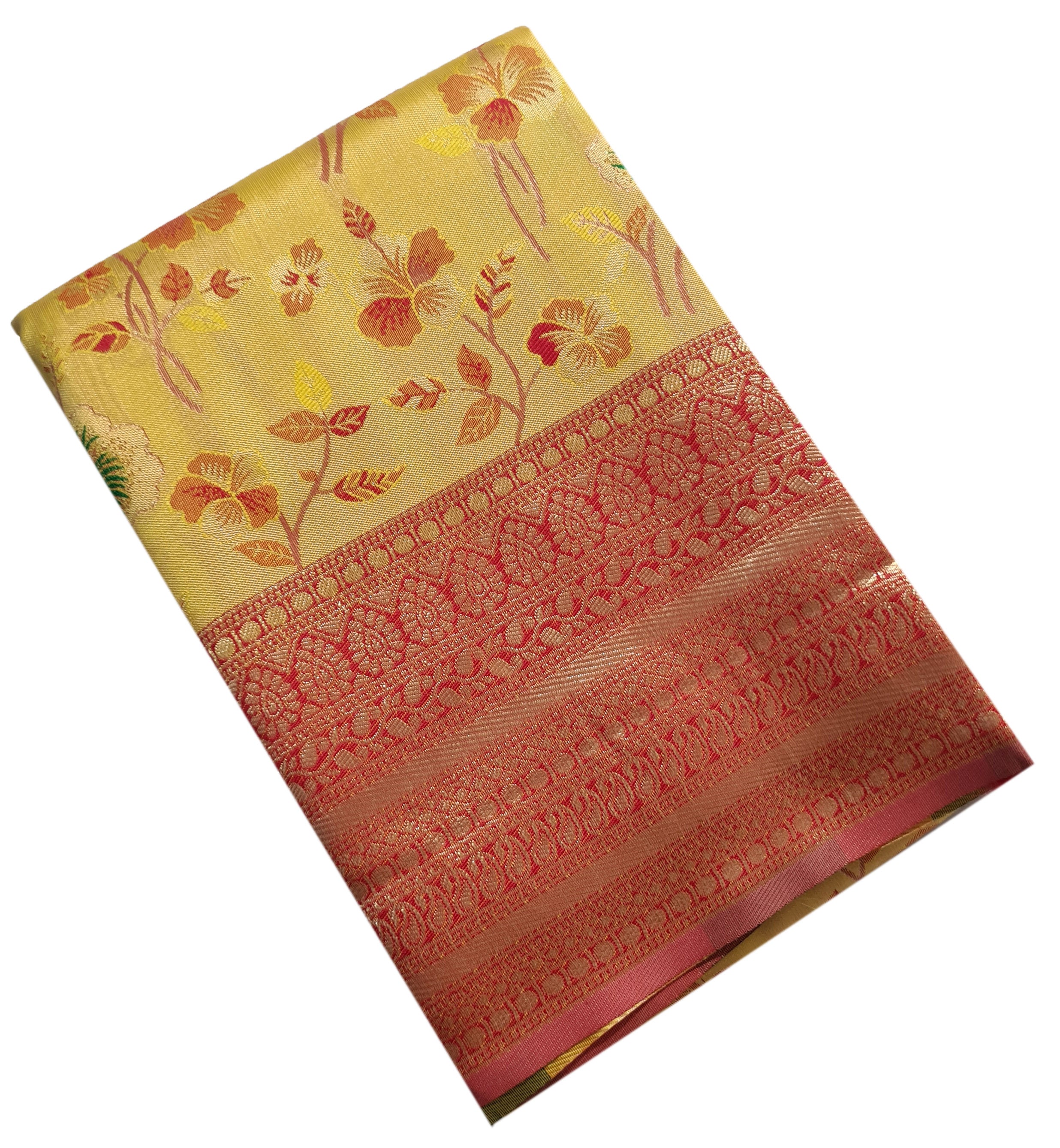 Antique Zari Butta Silk Saree