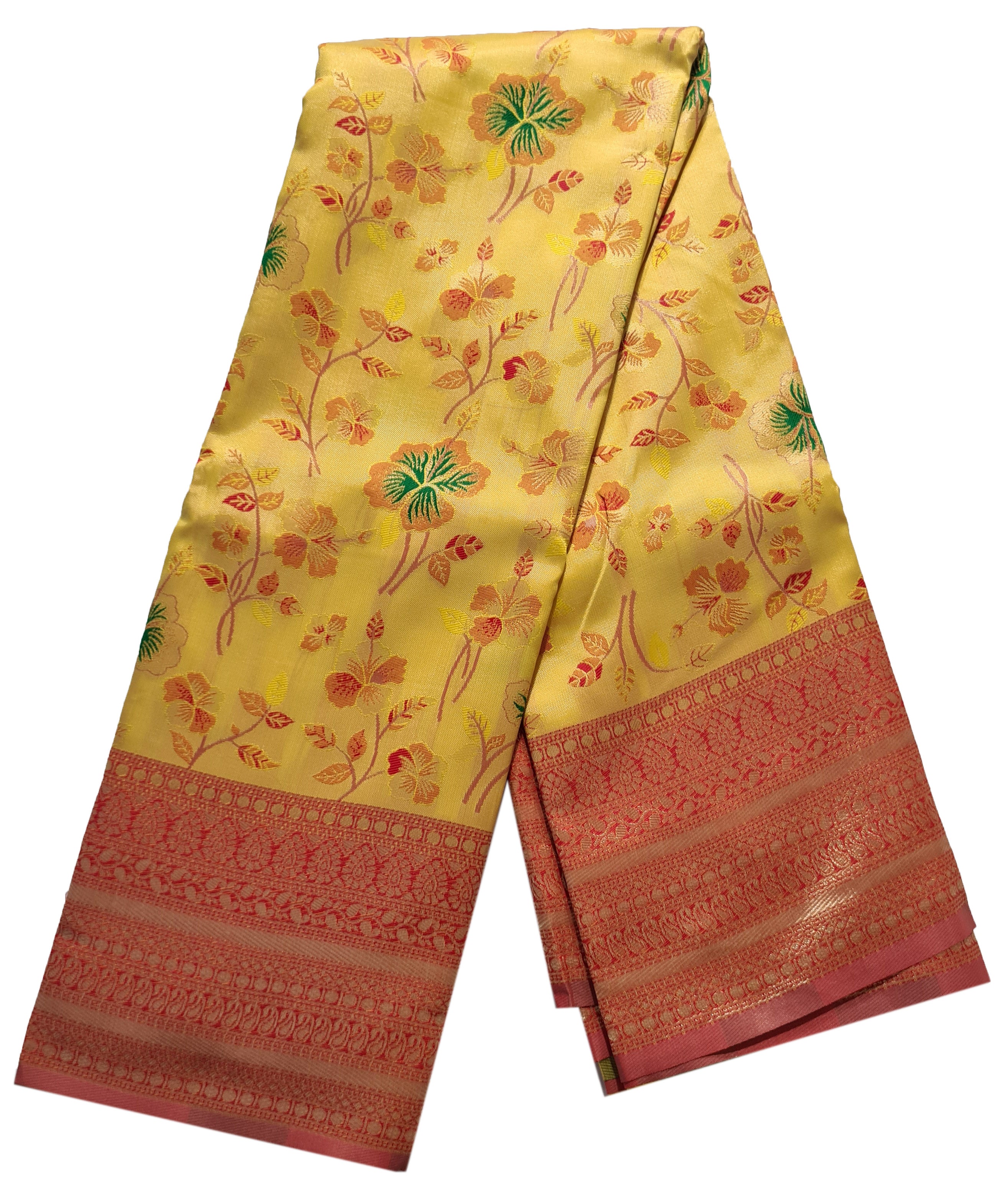 Antique Zari Butta Silk Saree
