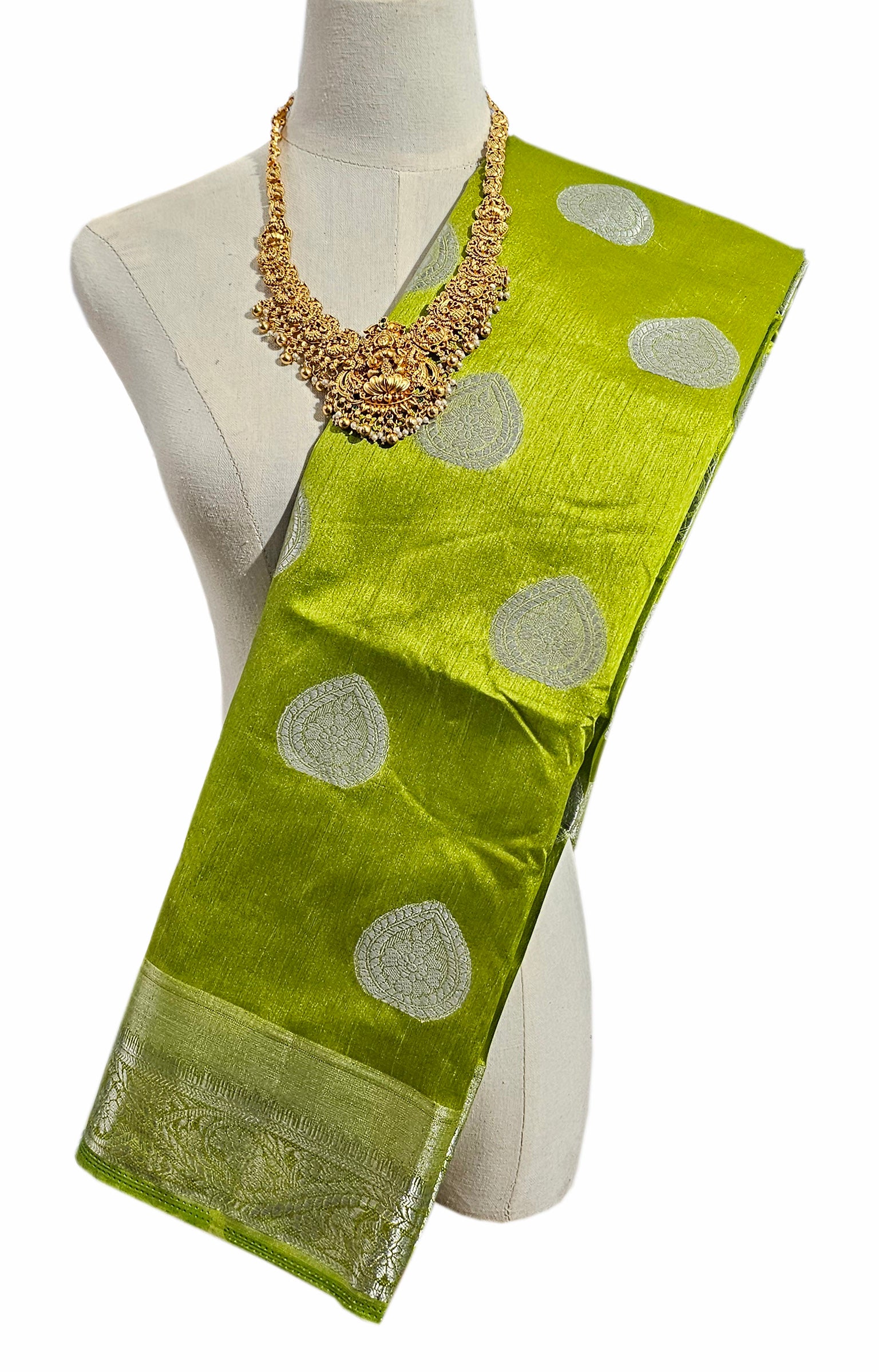 Bengaluru Silver Butta Tassar Sarees