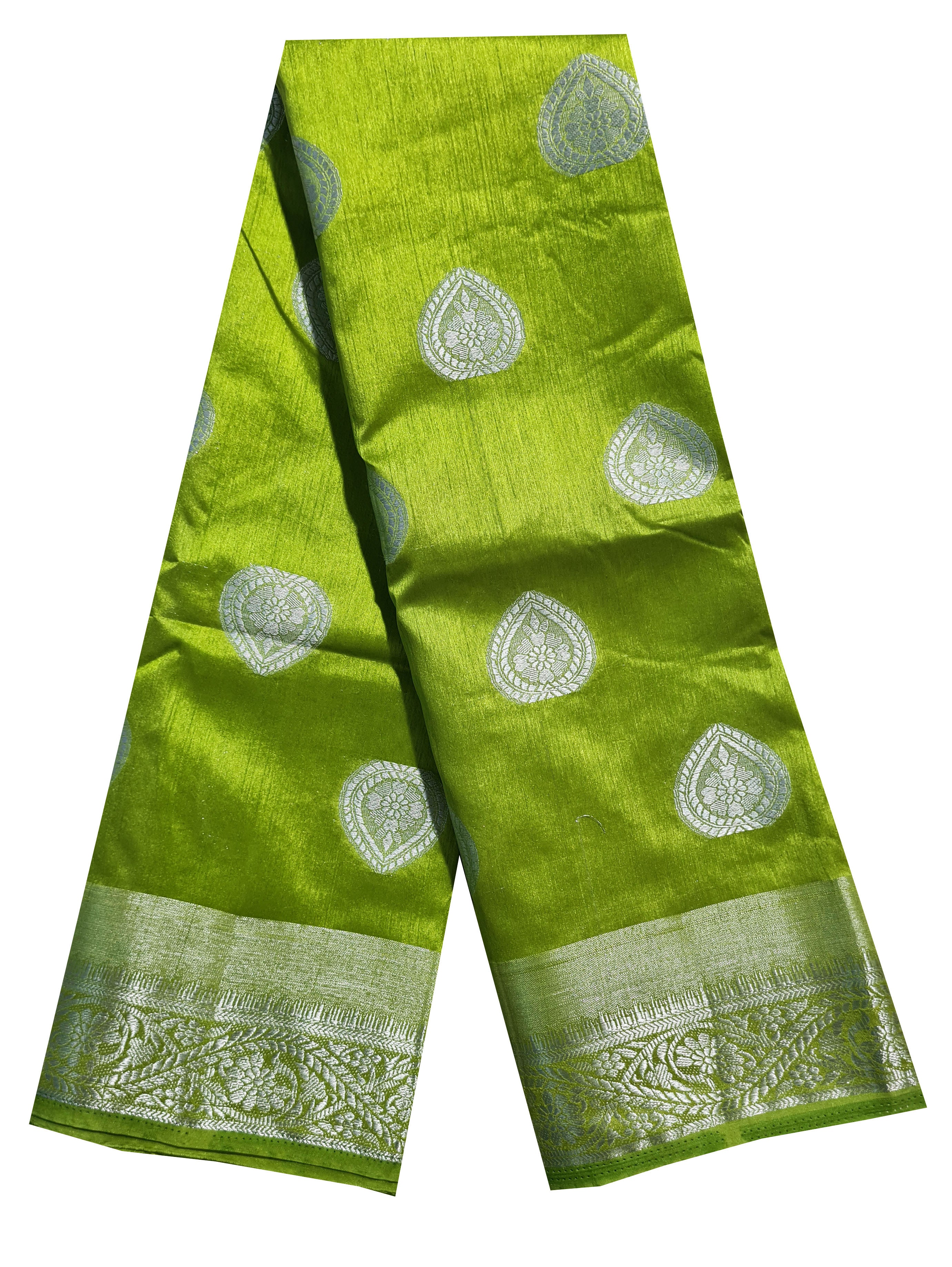 Bengaluru Silver Butta Tassar Sarees