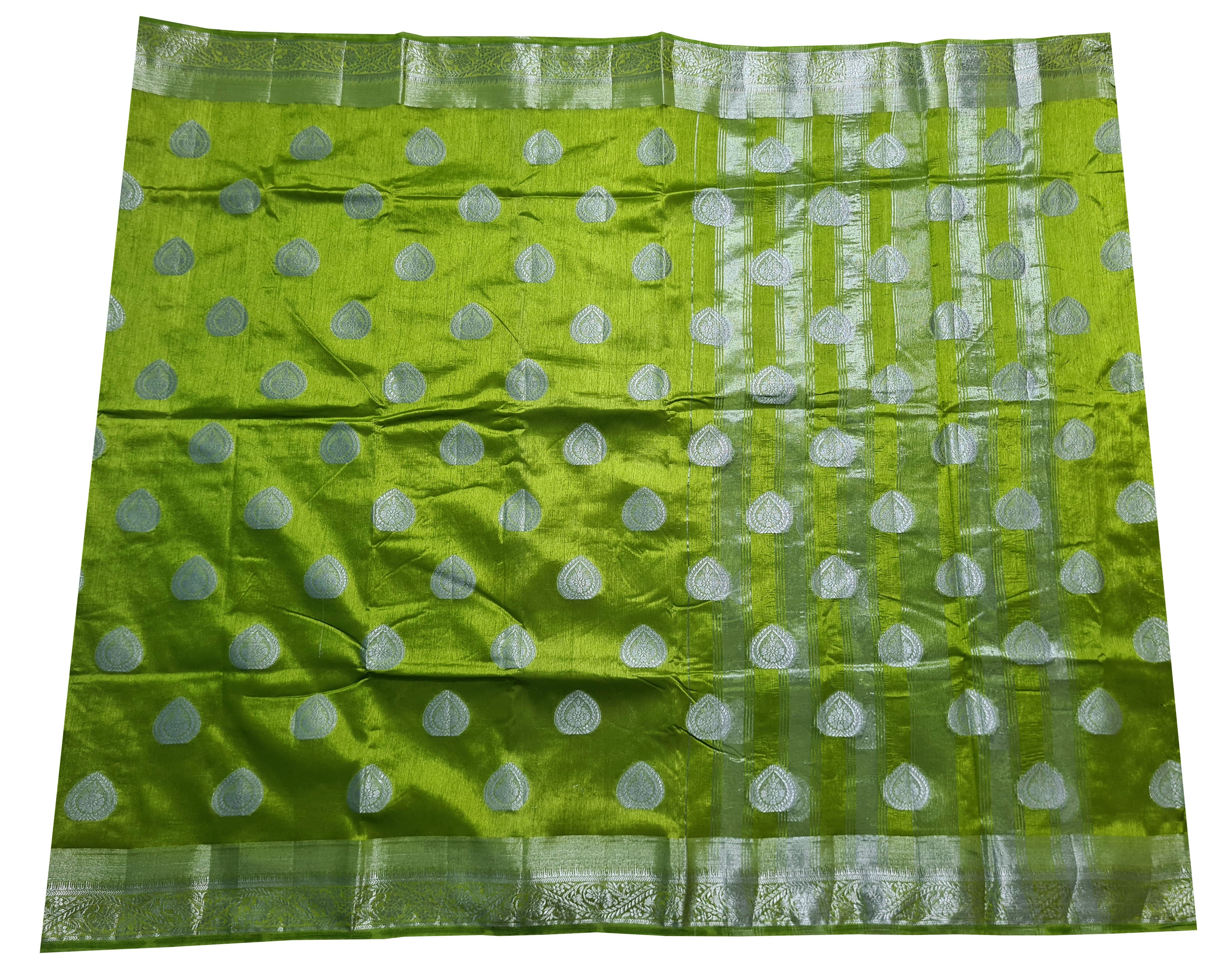Bengaluru Silver Butta Tassar Sarees