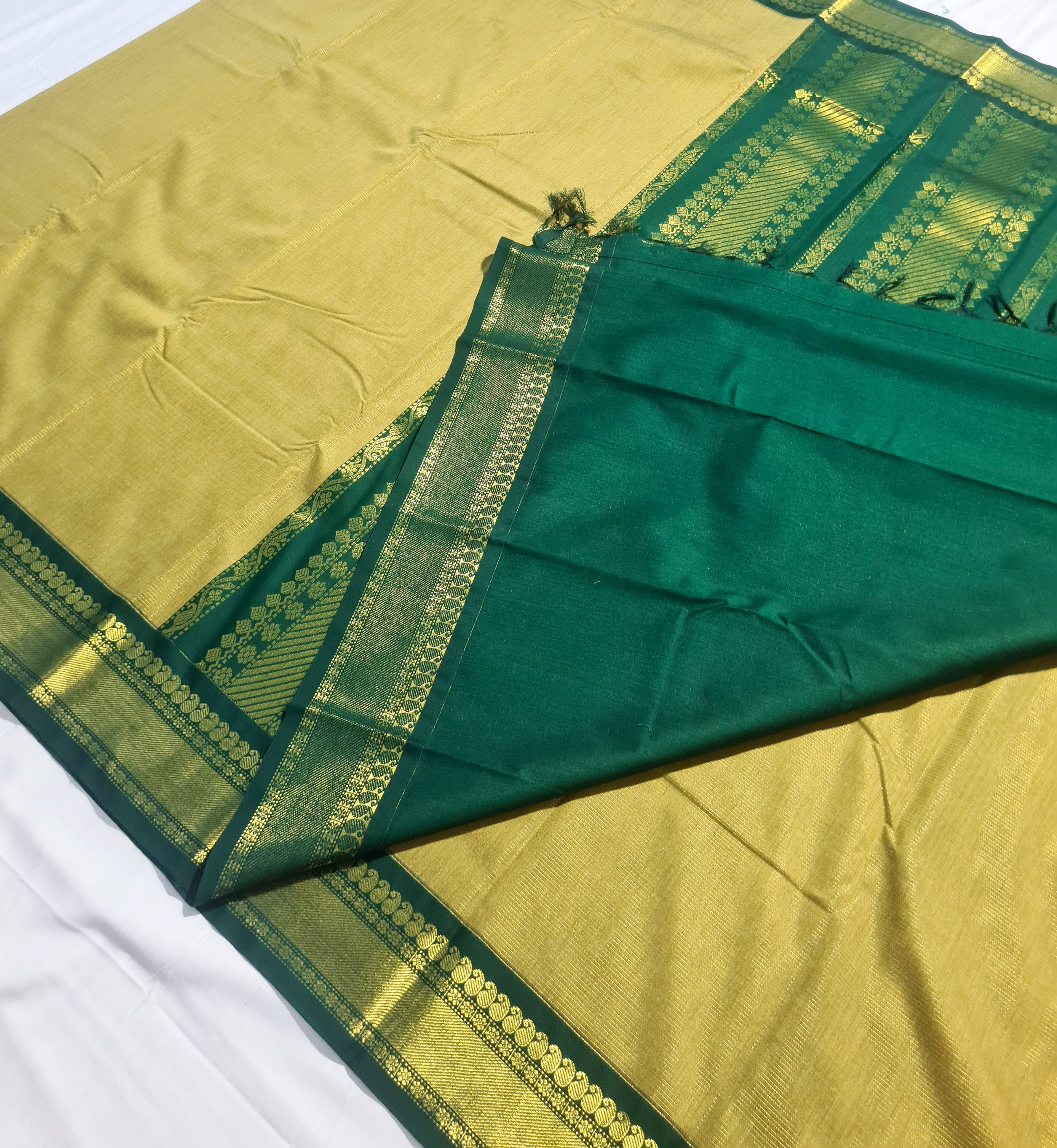 Kanchipuram Agarlic Cotton Sarees