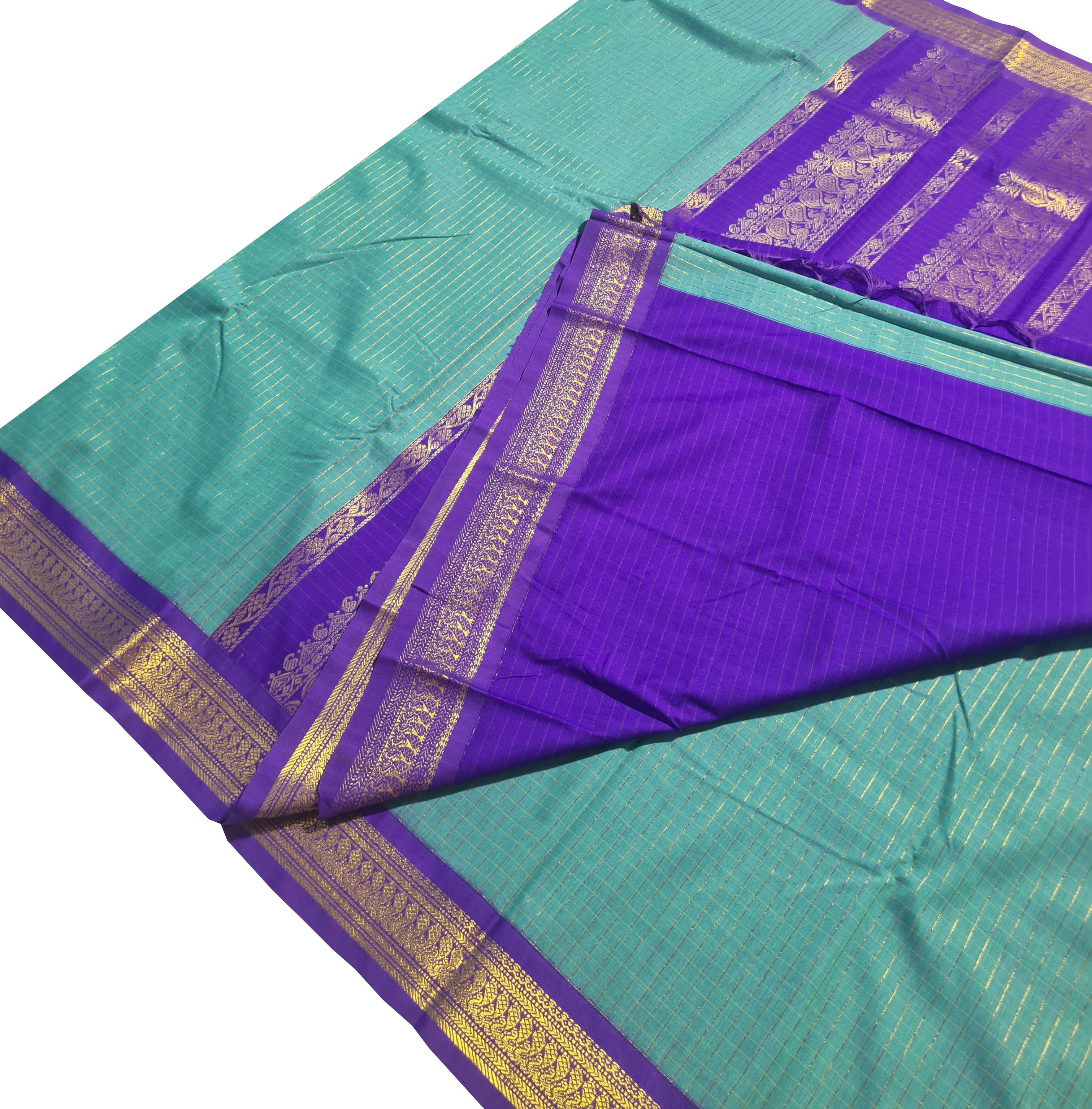 Kanchipuram Agarlic Cotton Sarees