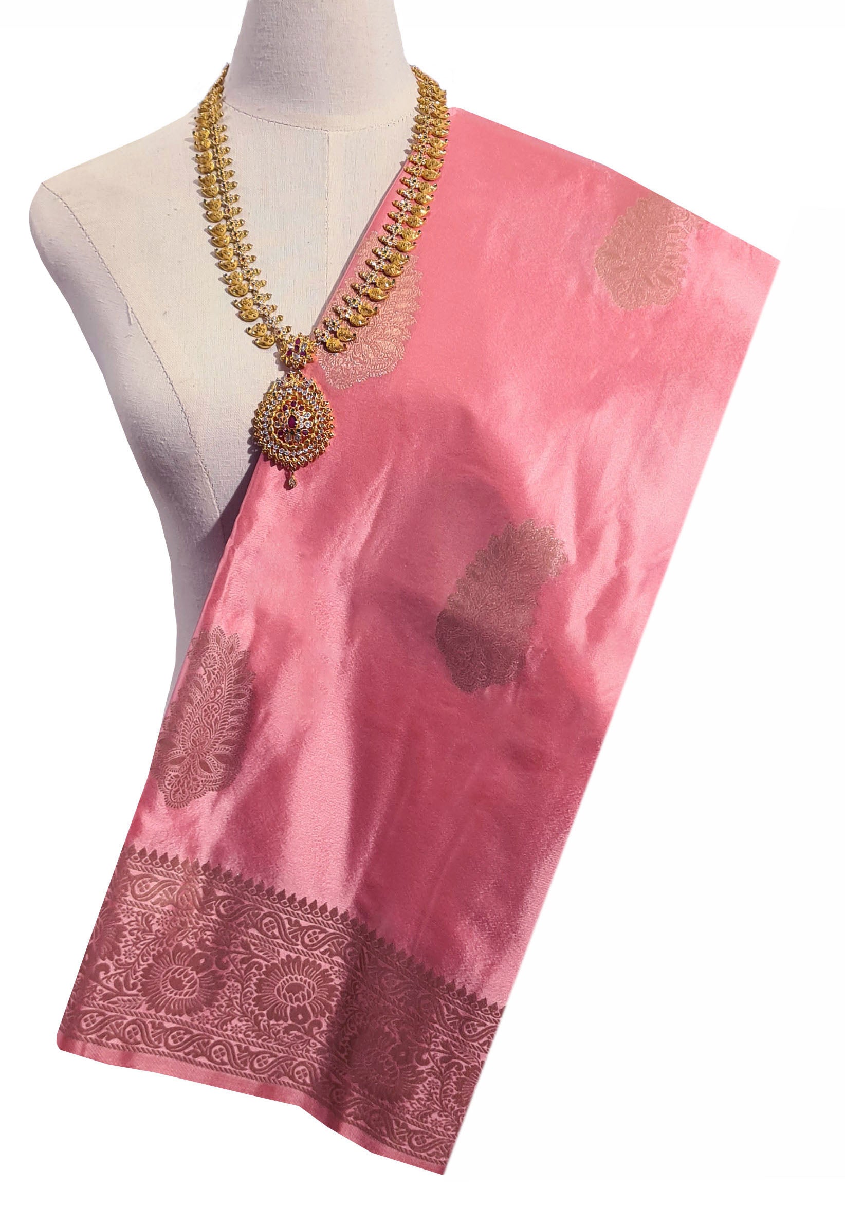 Bengaluru Crape Antic Silk Meena Sarees