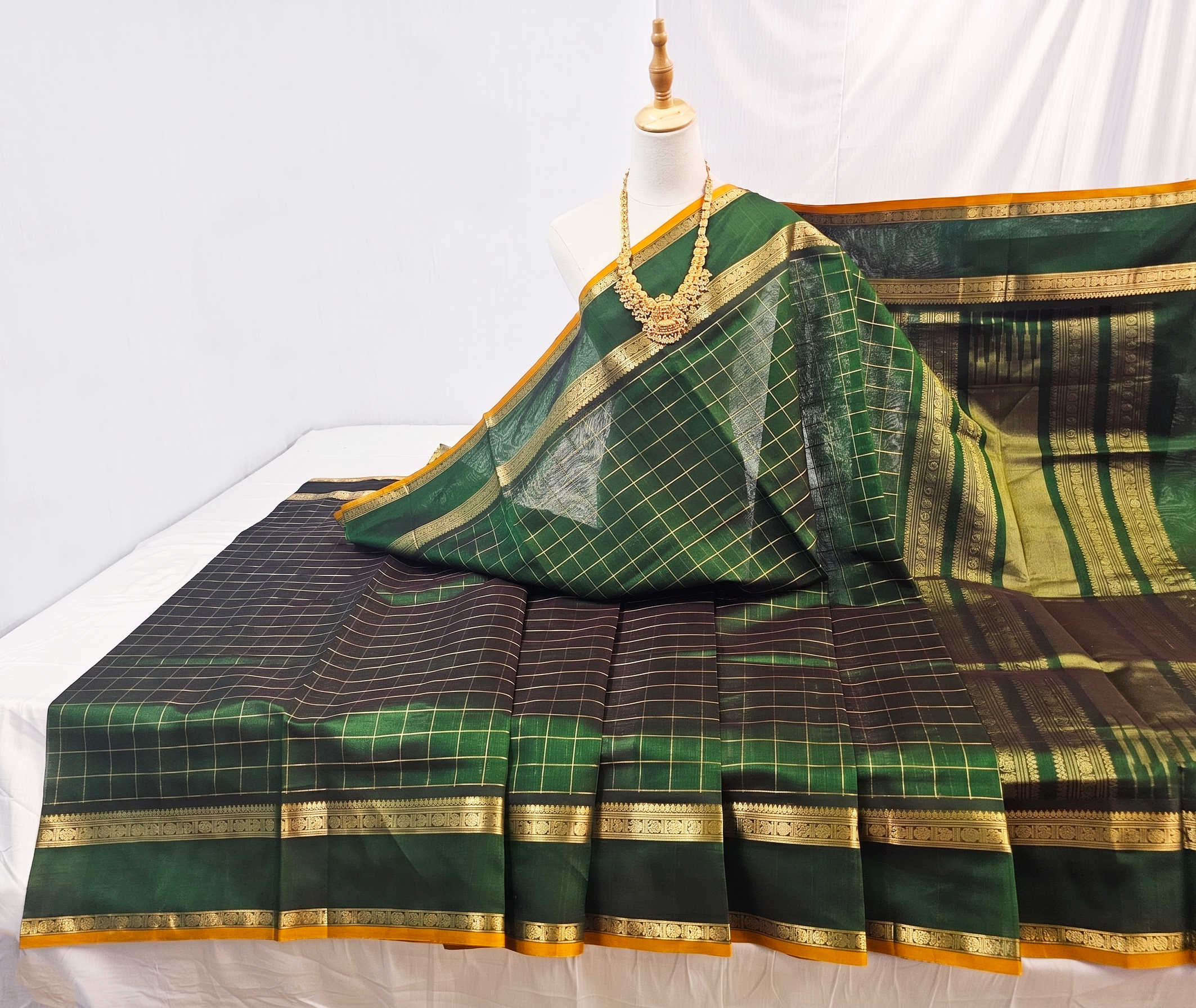 Kanchipuram Pure Silk Cotton Saree