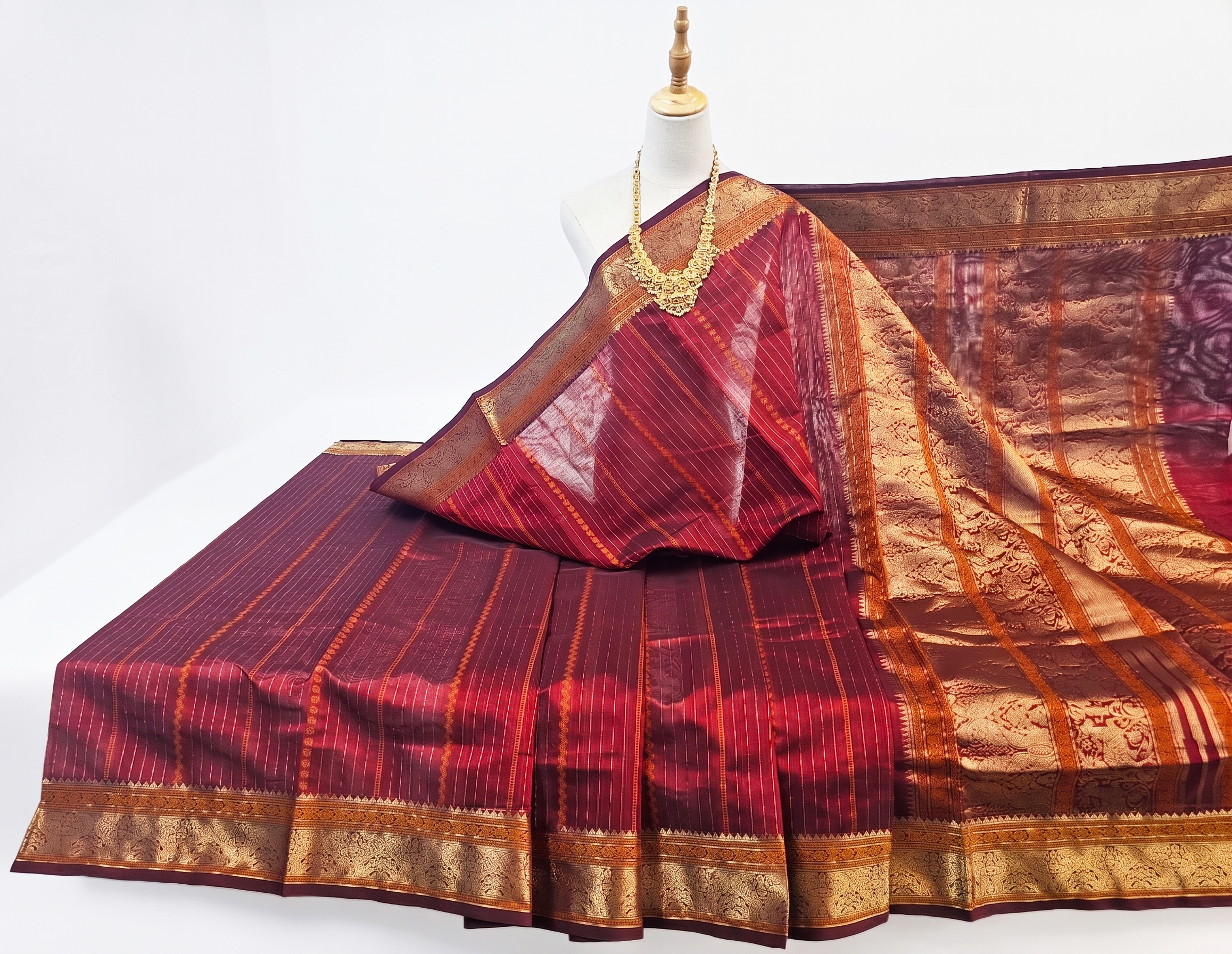 Kanchipuram Pure Silk Cotton Saree
