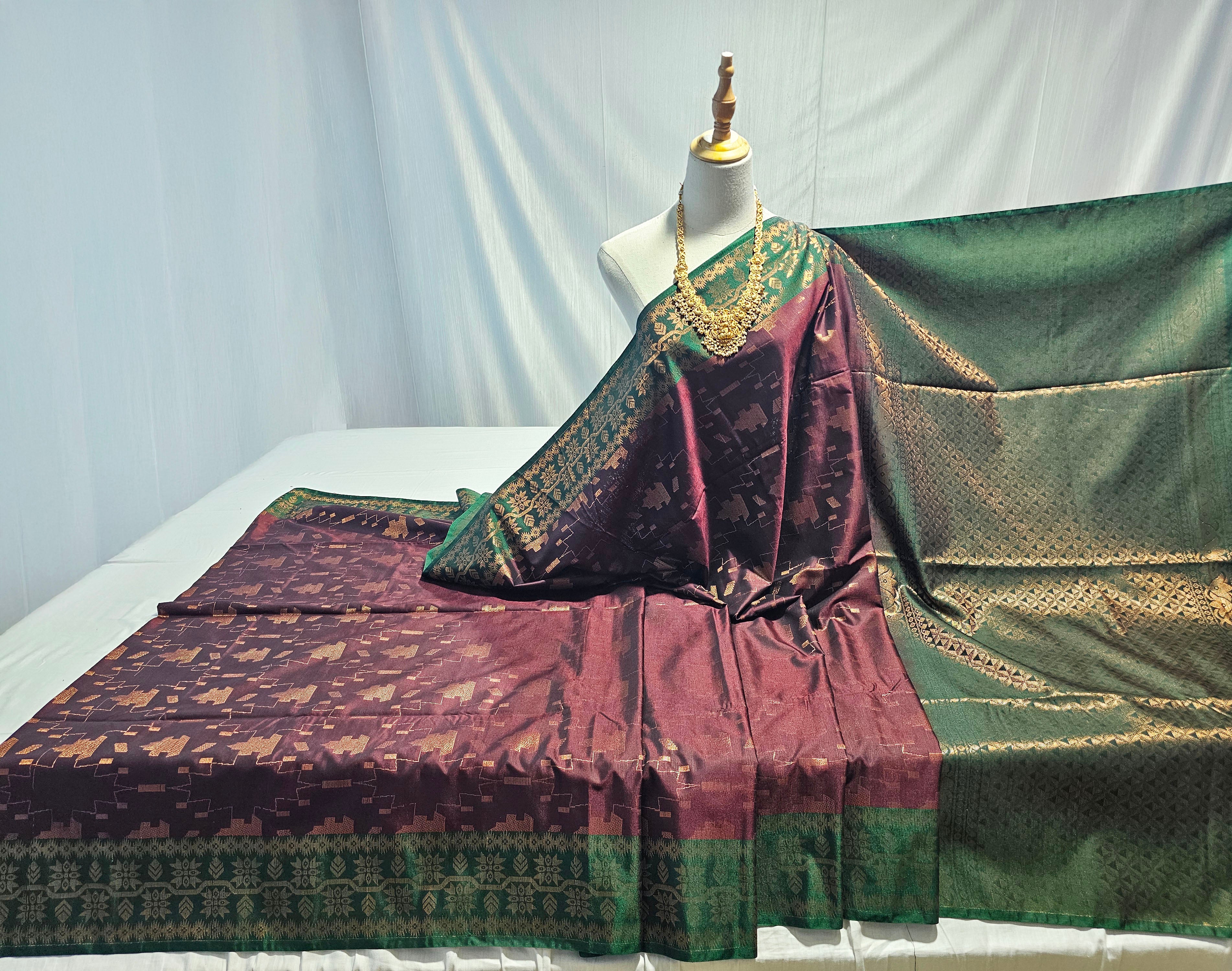 Kanchipuram Pure Soft Silk Saree