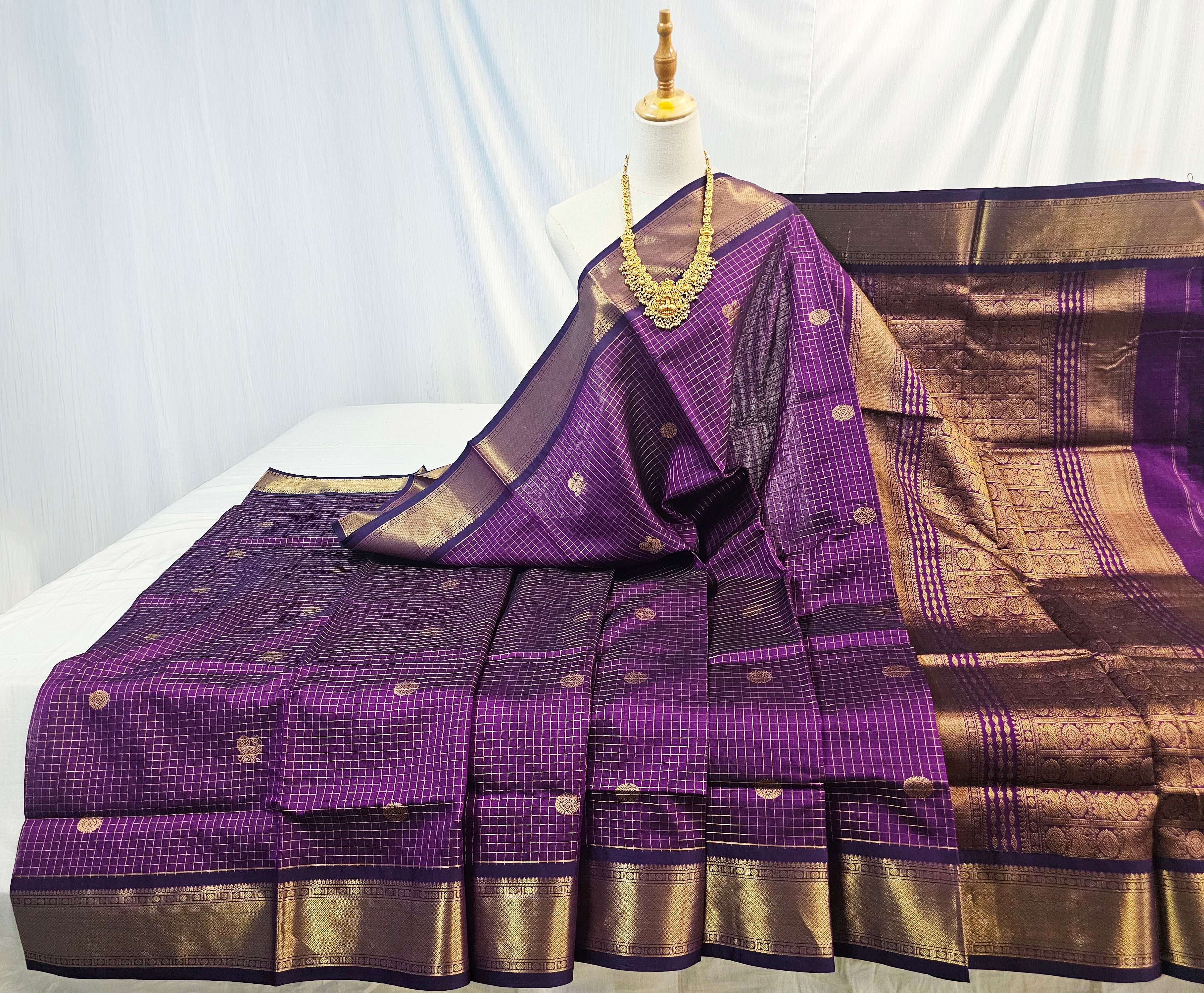 Kanchipuram Pure Silk Cotton Saree