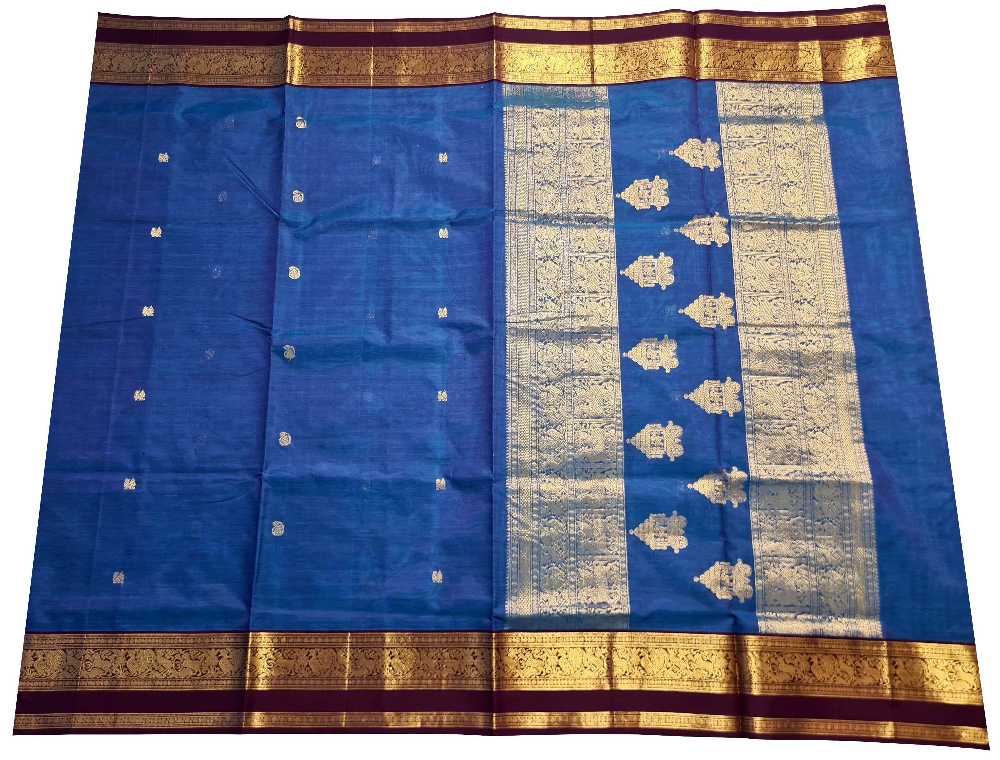 Kanchipuram Pure Silk Cotton Saree