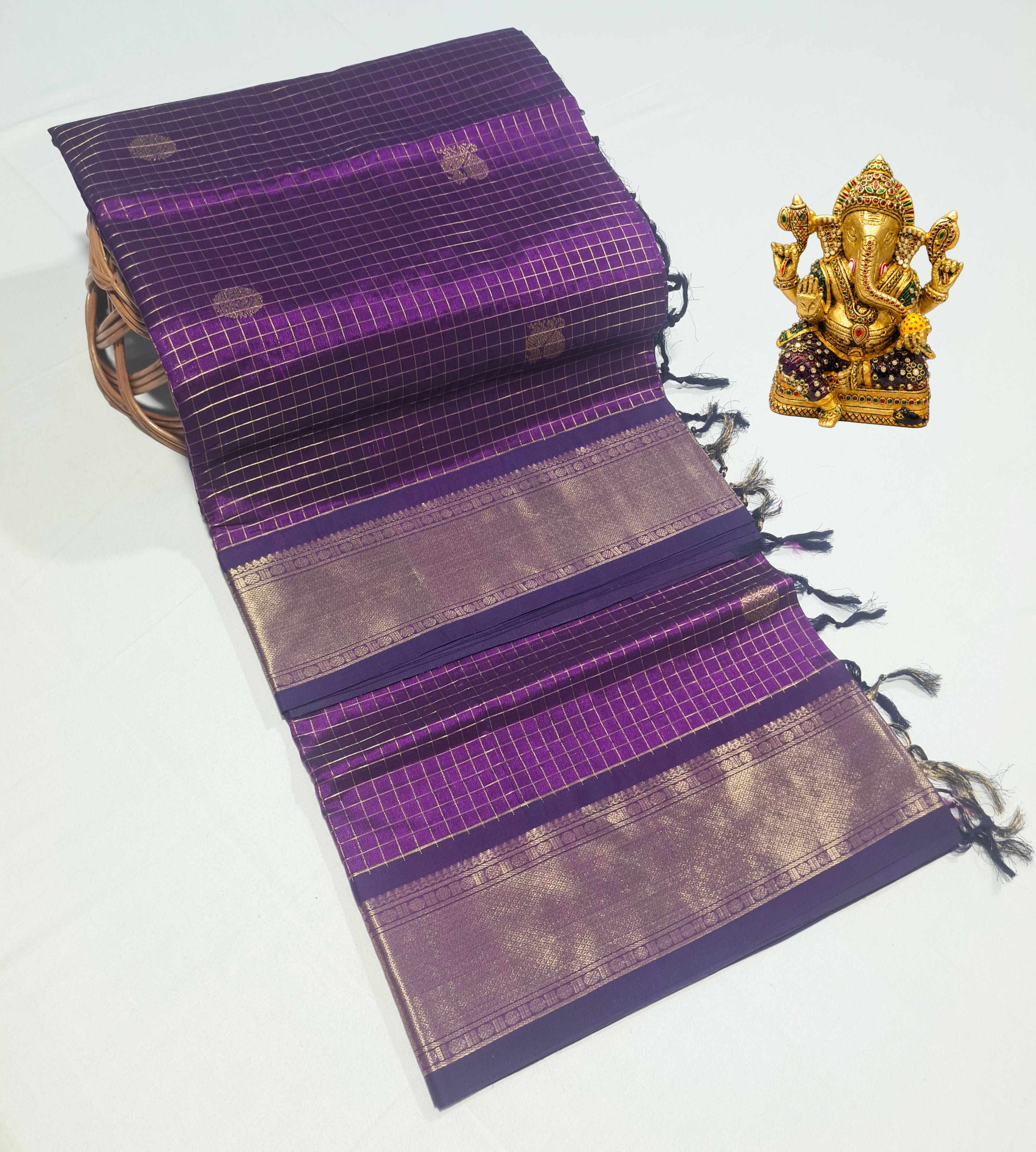 Kanchipuram Pure Silk Cotton Saree