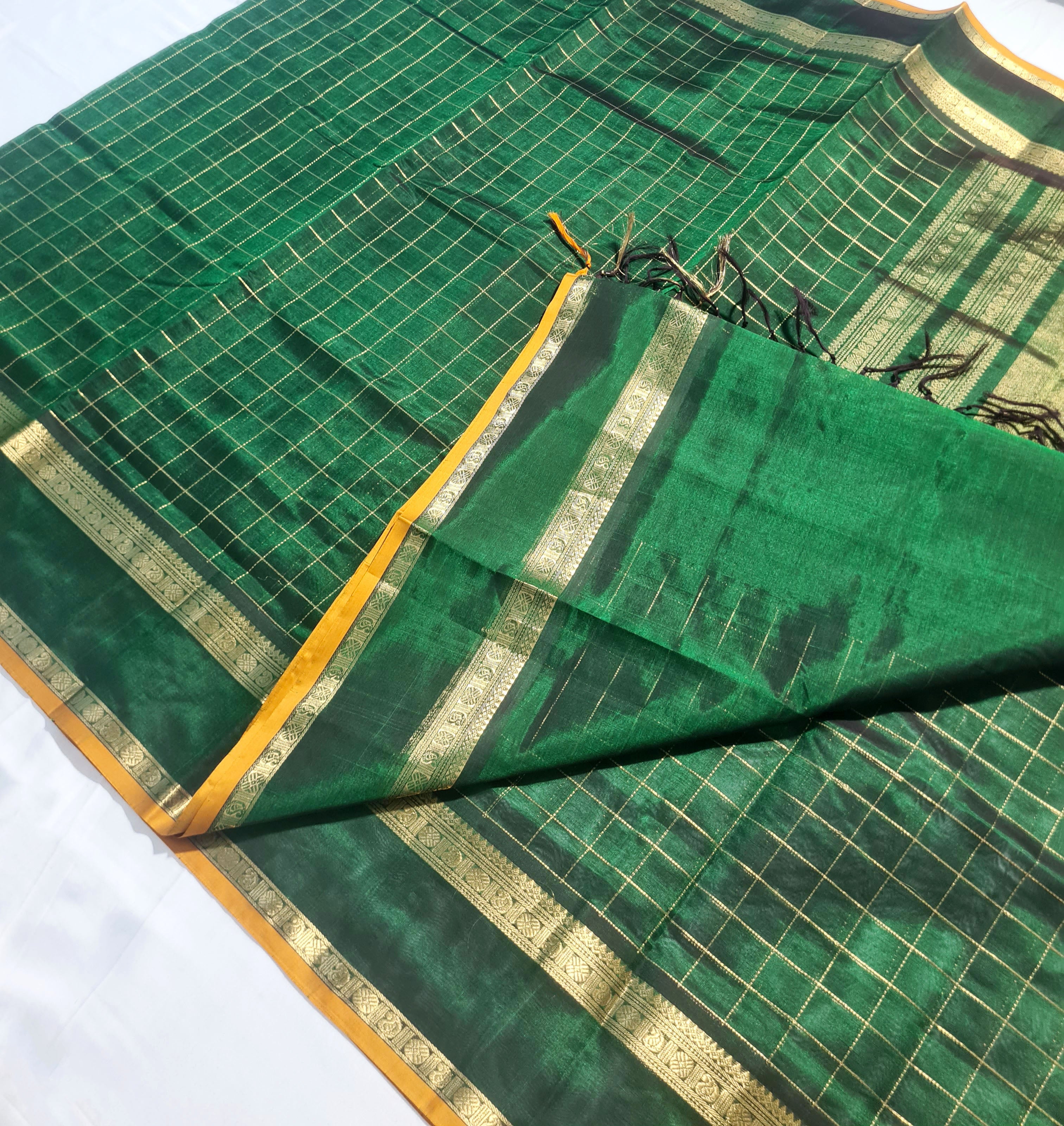 Kanchipuram Pure Silk Cotton Saree