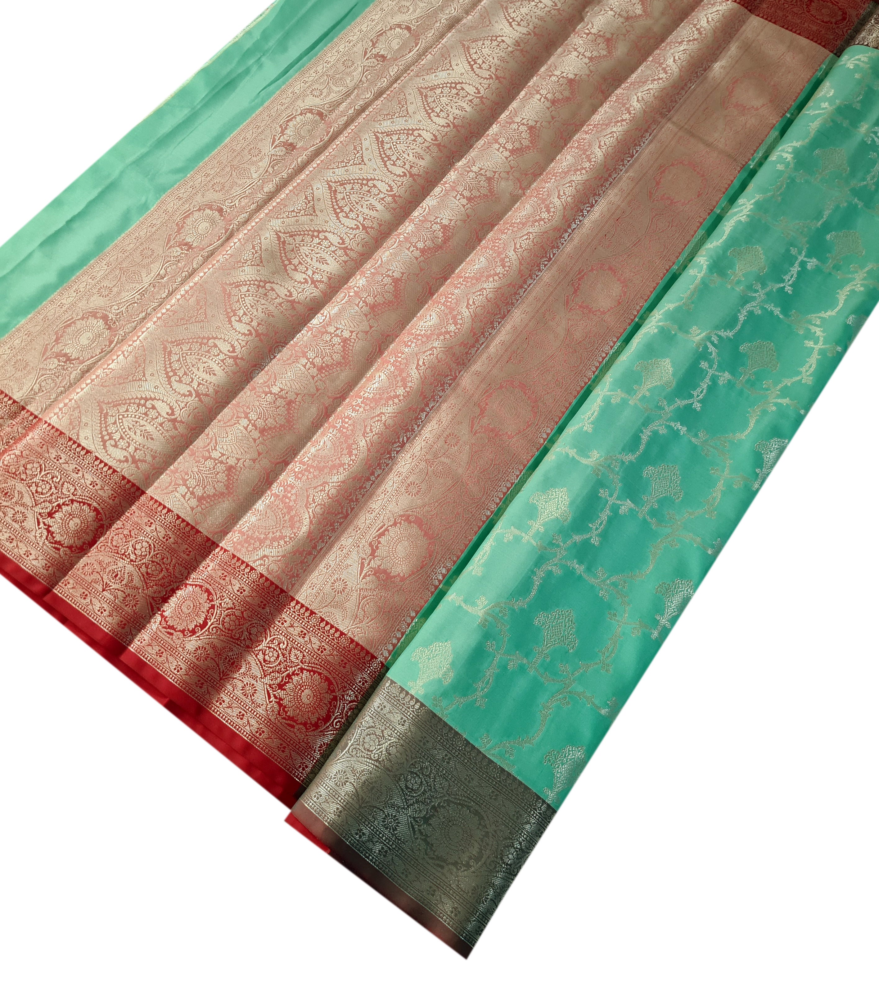 Banarasi Katan Jaal Silk Sarees