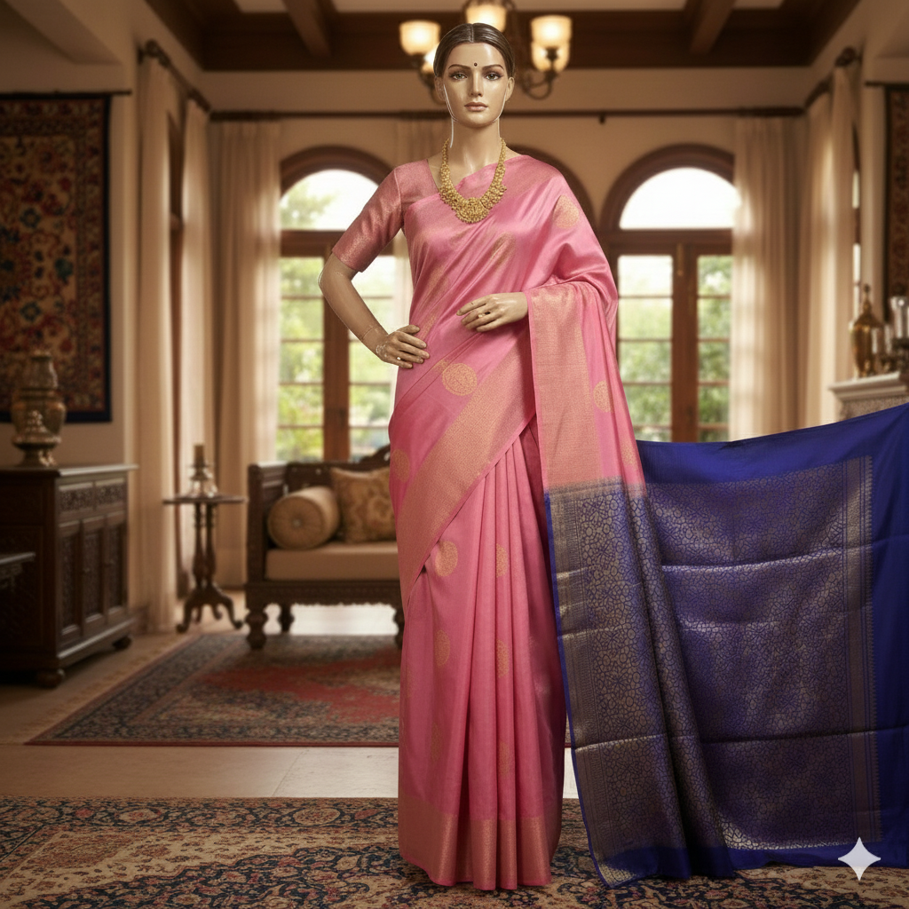 Kanchipuram Pure Soft Silk Saree