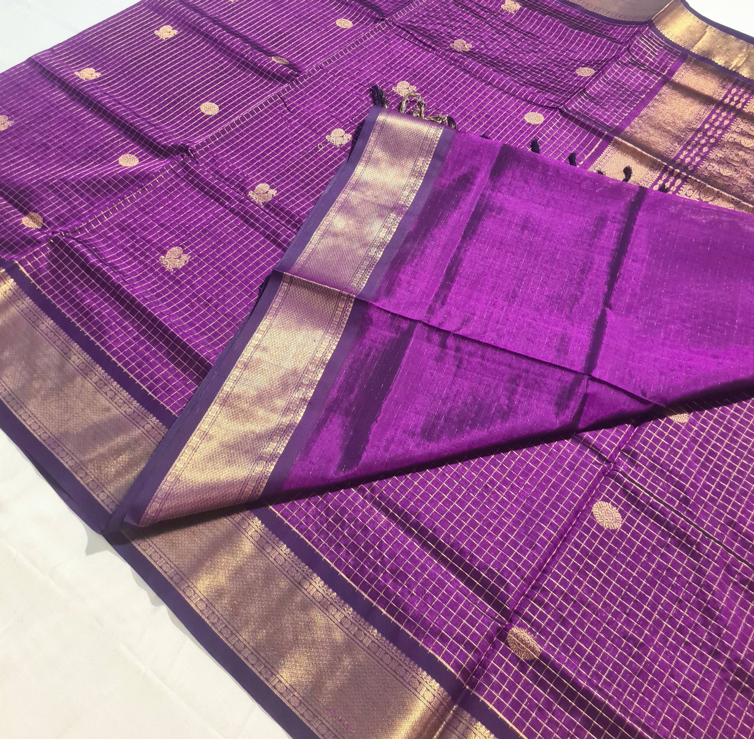 Kanchipuram Pure Silk Cotton Saree