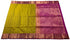 Kanchi Vegan Silk Saree With Contrast Blouse and Rich Jari Pallu
