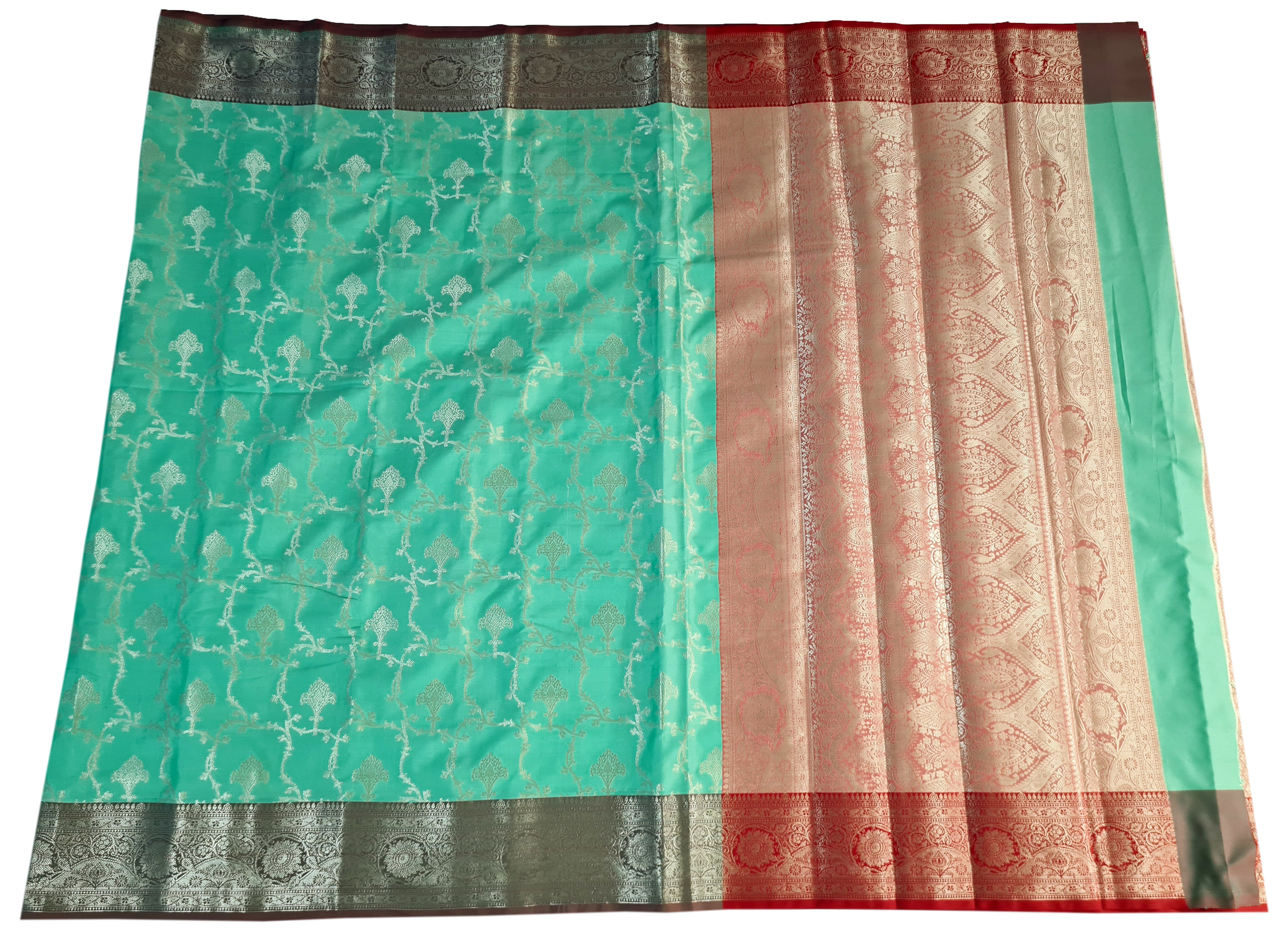 Banarasi Katan Jaal Silk Sarees
