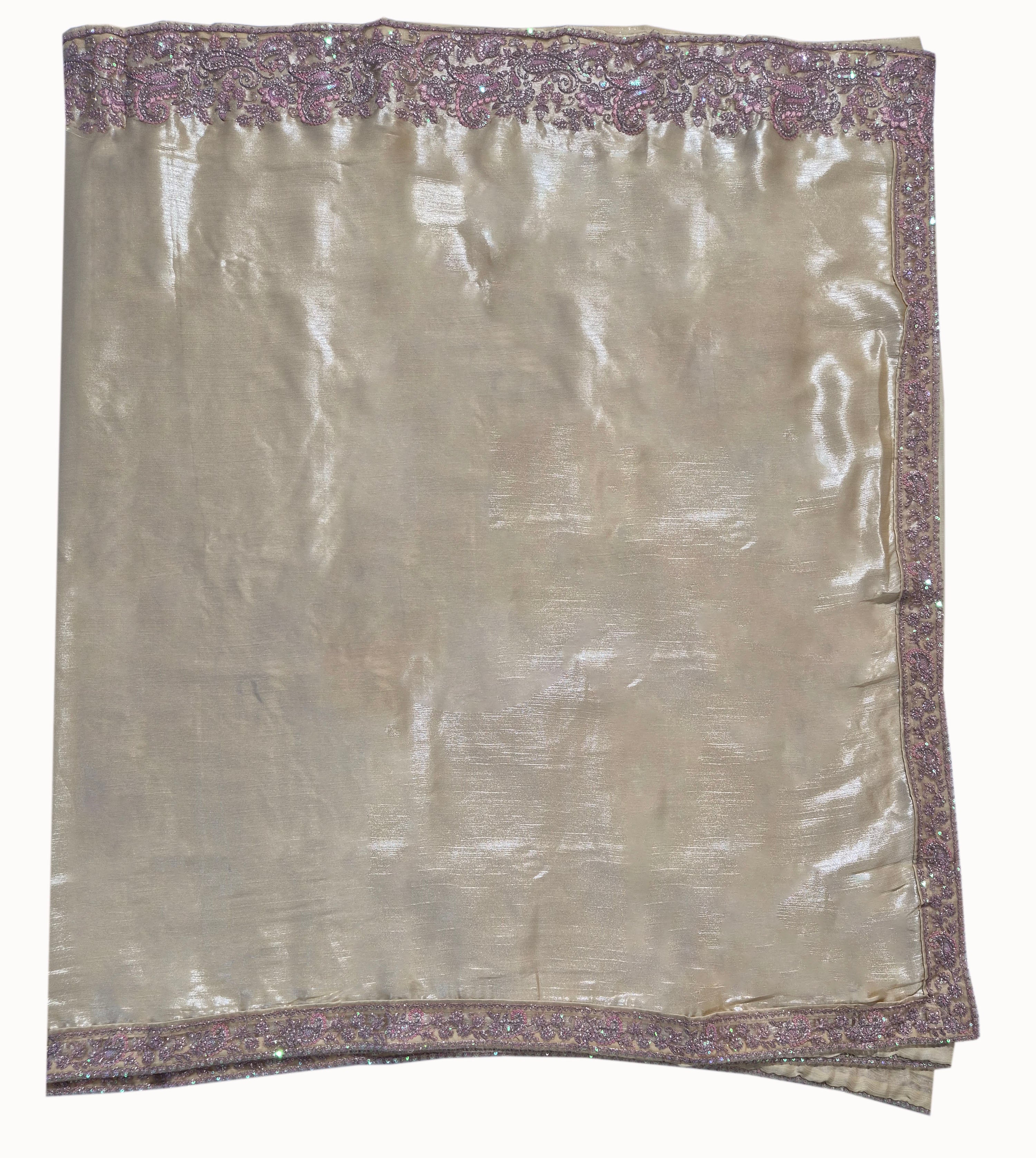TFH Presents Sandal Wood 1303 Satin Chiffon Party Wear Sarees Collection