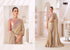 TFH Presents Sandal Wood 1303 Satin Chiffon Party Wear Sarees Collection