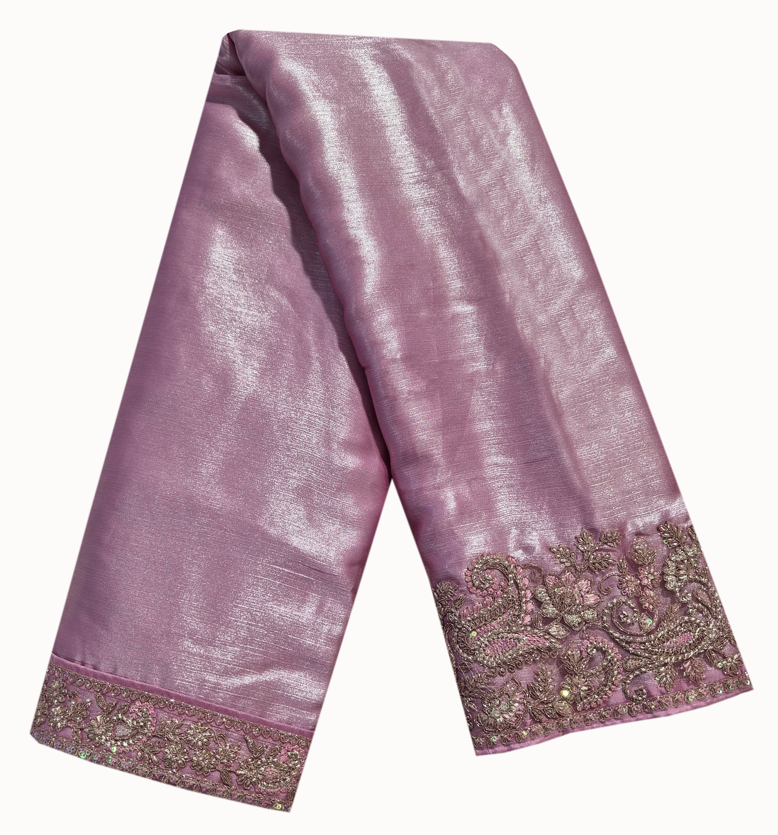 TFH Presents Sandal Wood 1303 Satin Chiffon Party Wear Sarees Collection