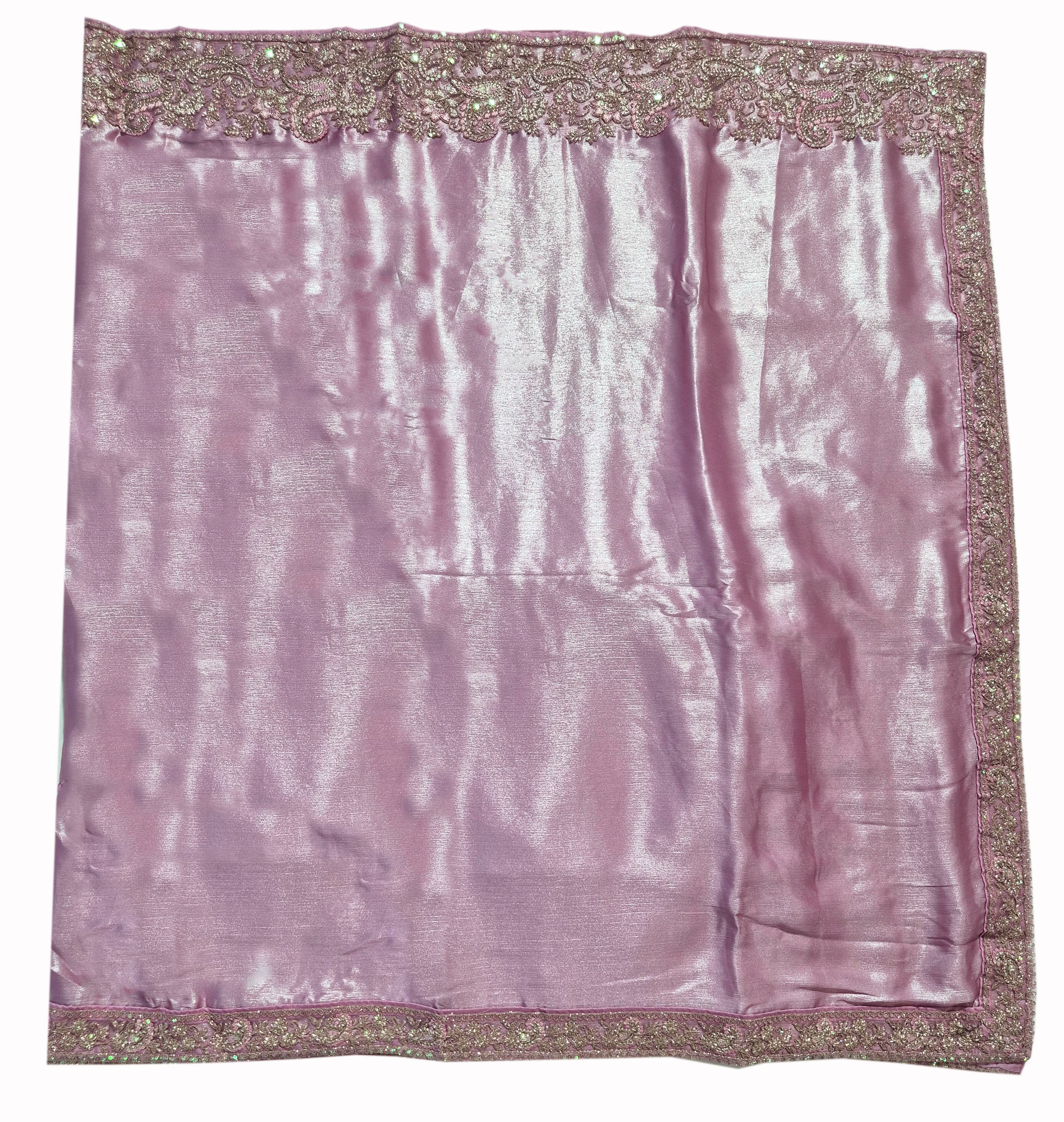 TFH Presents Sandal Wood 1303 Satin Chiffon Party Wear Sarees Collection