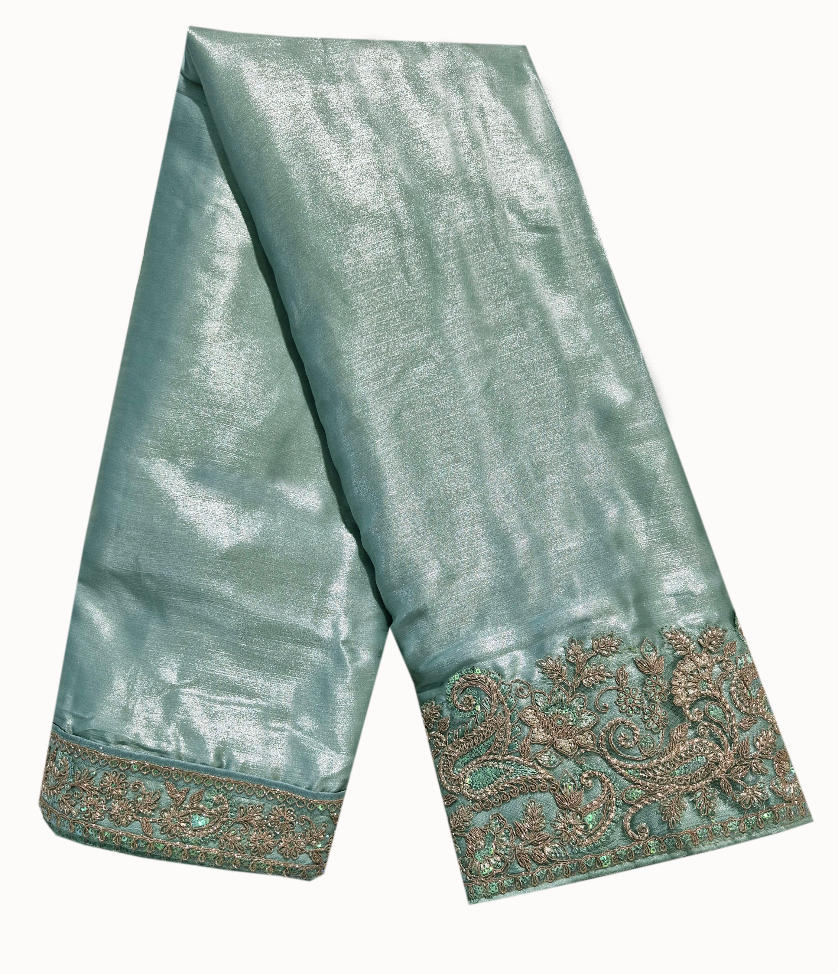 TFH Presents Sandal Wood 1303 Satin Chiffon Party Wear Sarees Collection