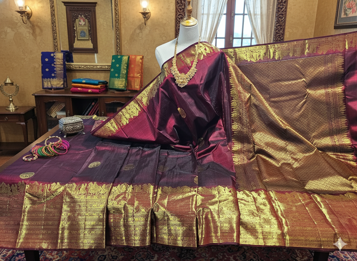 Kanchipuram Pure Silk Saree