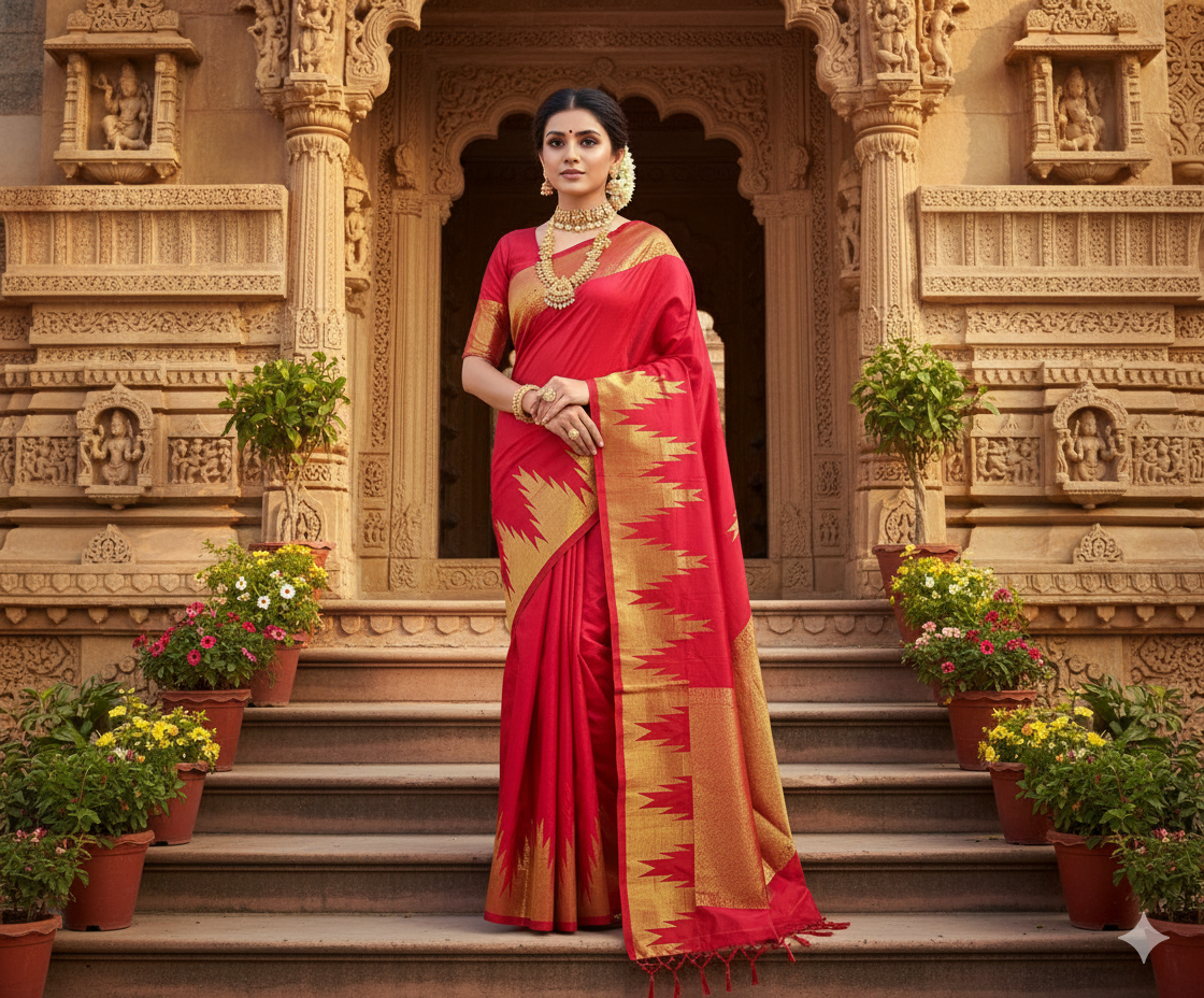 Kanchipuram Pure Silk Saree