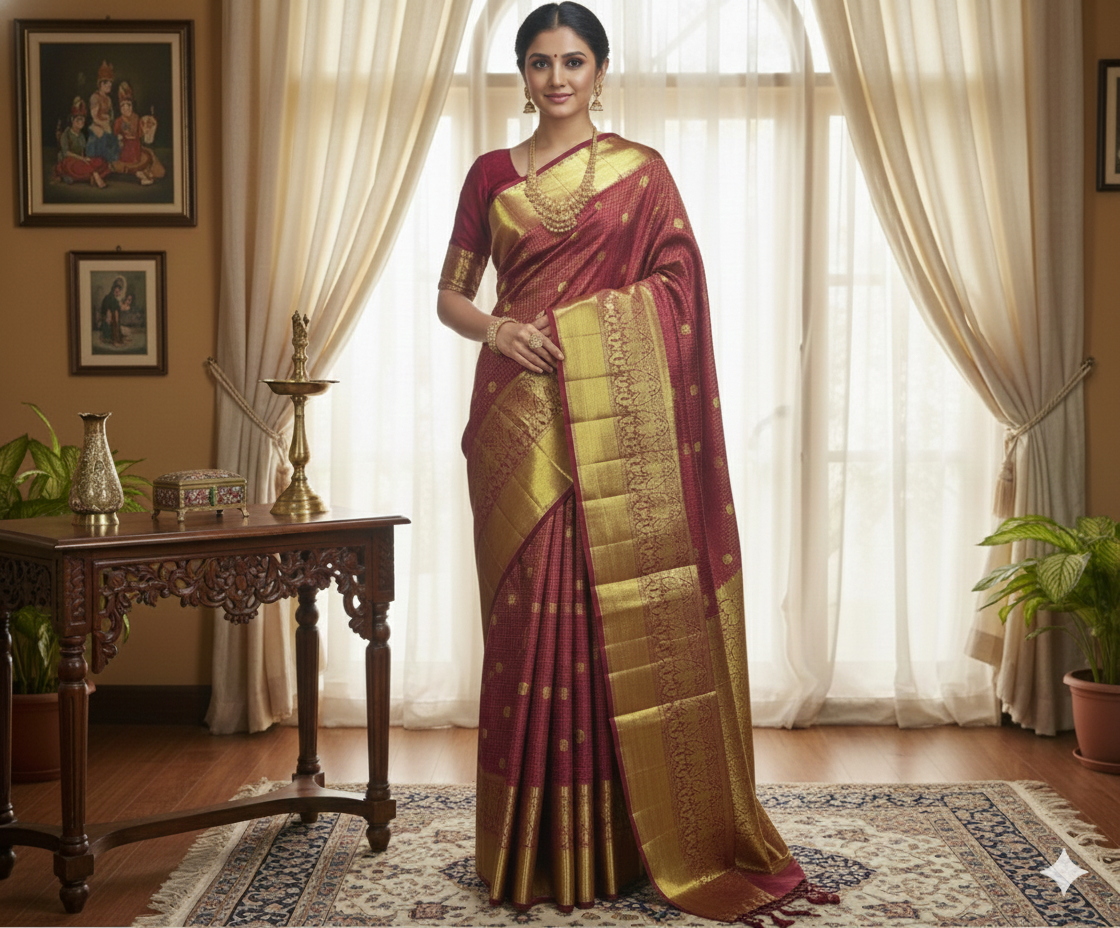 Kanchipuram Pure Silk Saree