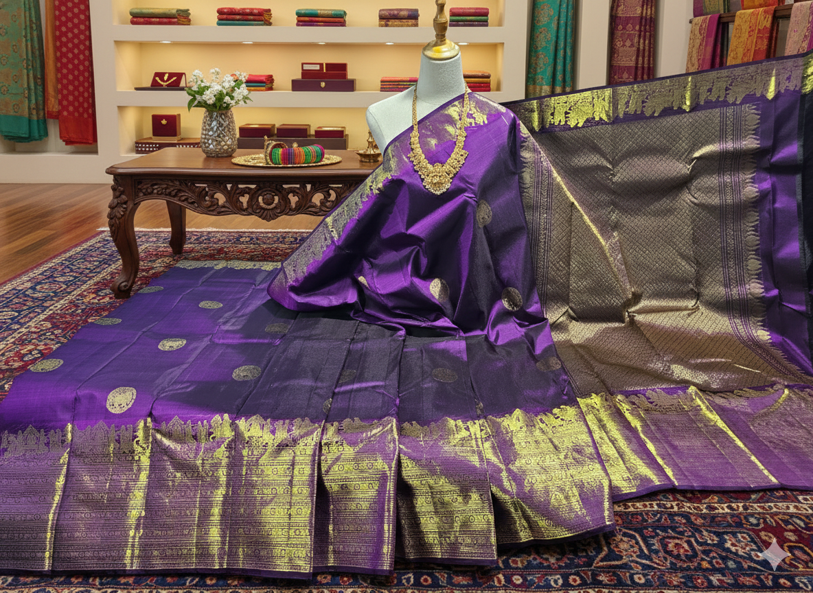 Kanchipuram Pure Silk Saree