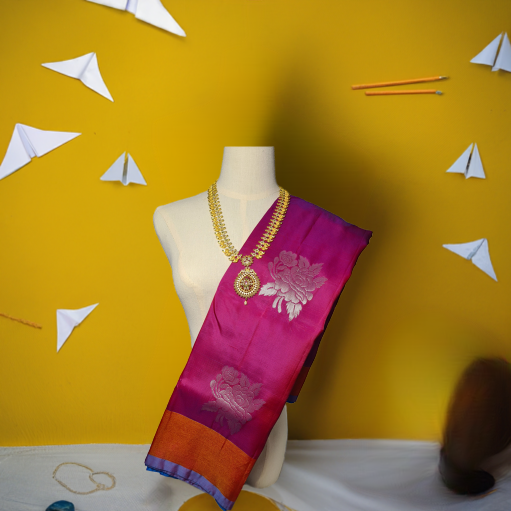 Handwoven Unique Pure Soft Silk Saree