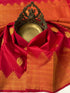 KANCHIPURAM PURE SILK HANDLOOM SAREE   WITH 2 GRAM PURE JARI