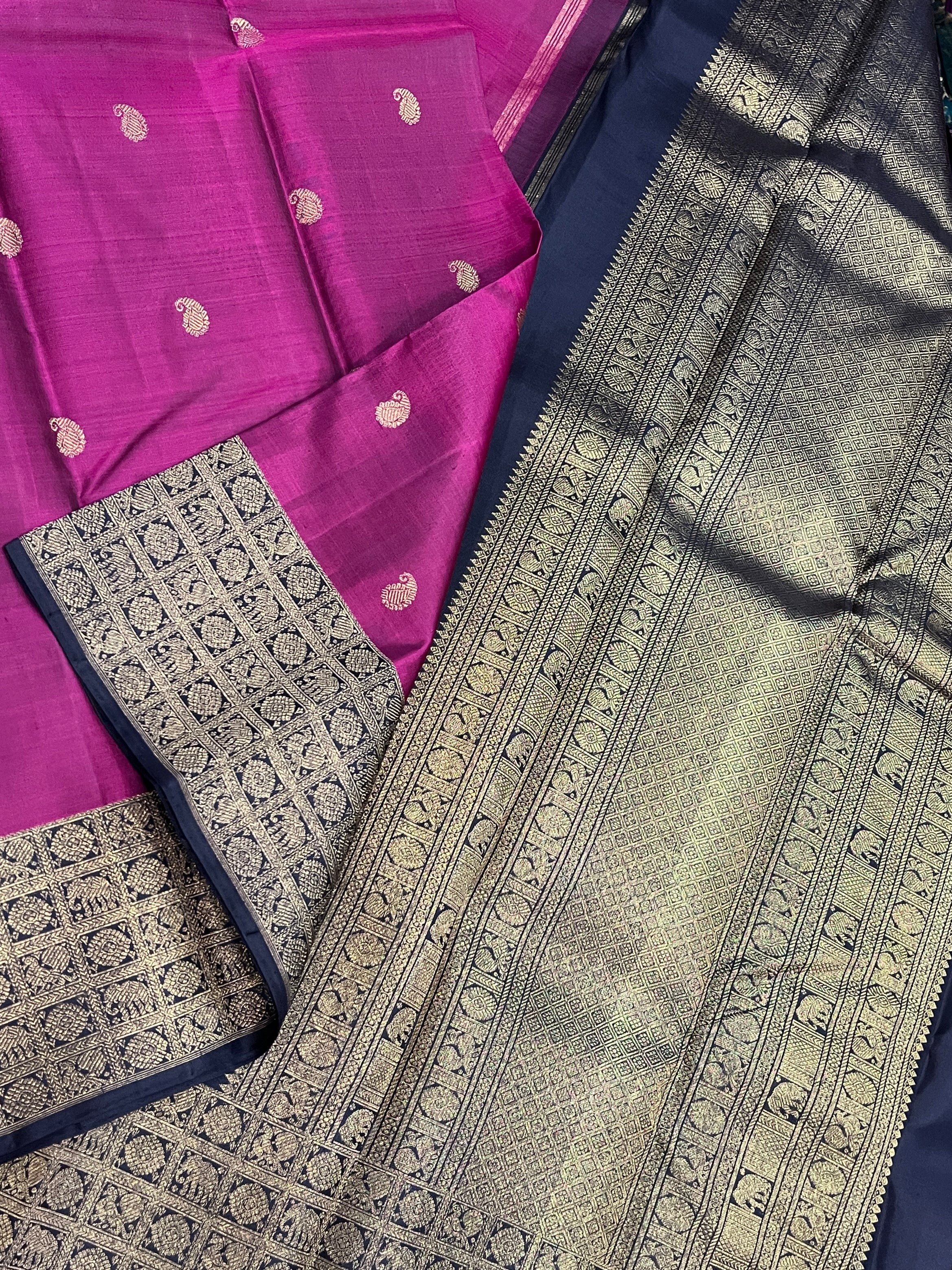 Kanchipuram Pure Silk Saree with pure zari