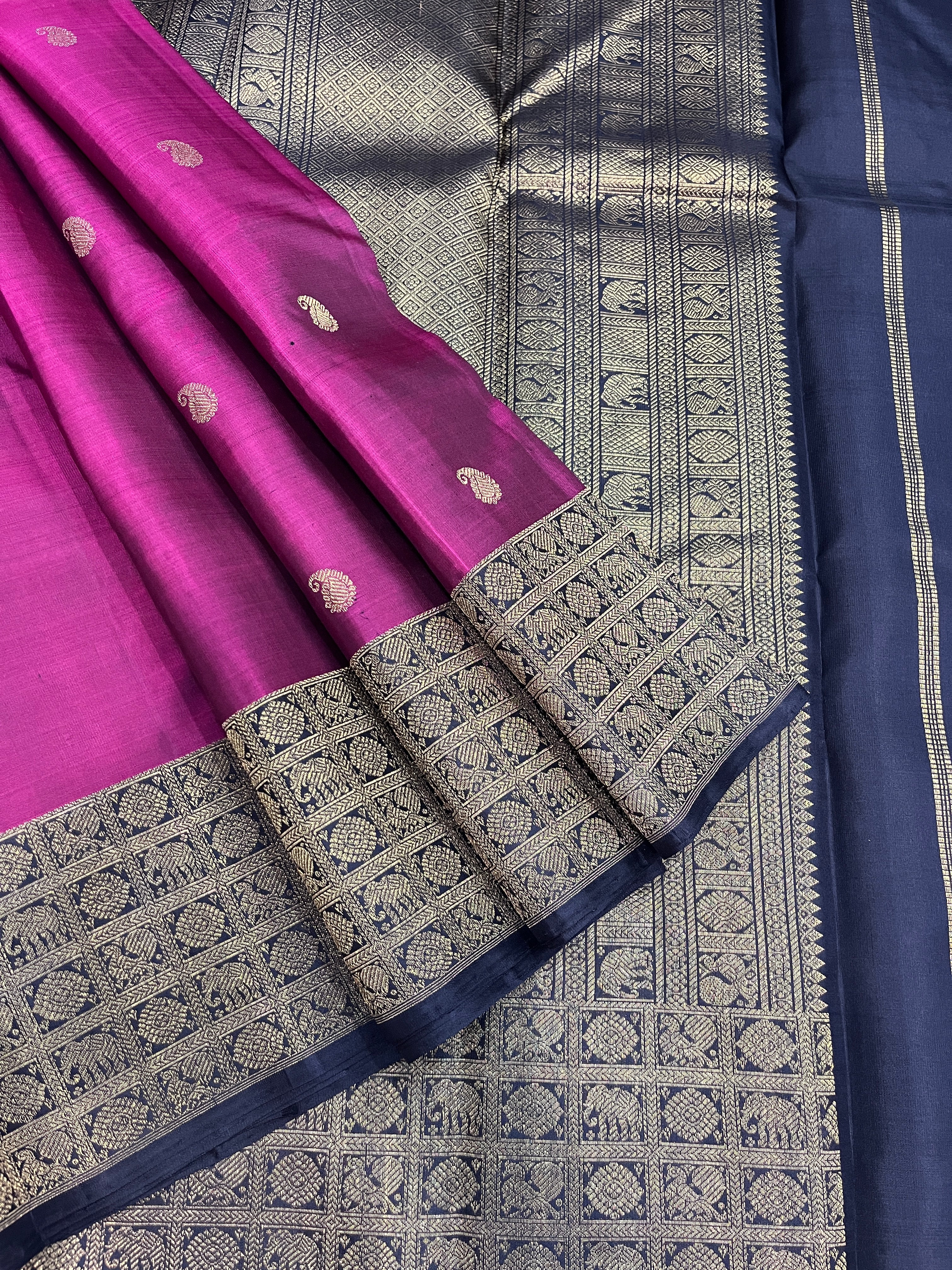Kanchipuram Pure Silk Saree with pure zari