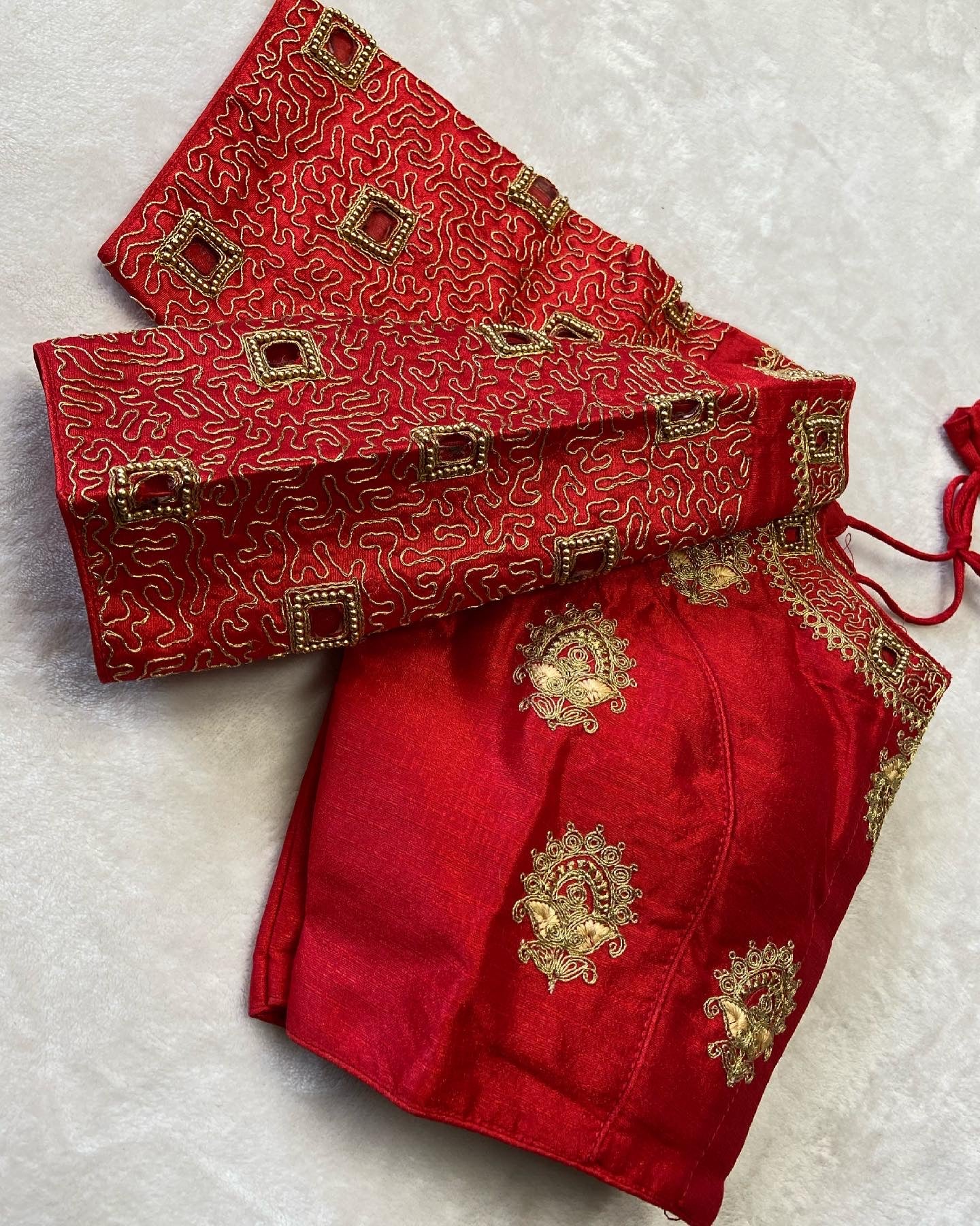 Heavy Embroidery & beads work Blouse - Generic 