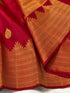 KANCHIPURAM PURE SILK HANDLOOM SAREE   WITH 2 GRAM PURE JARI