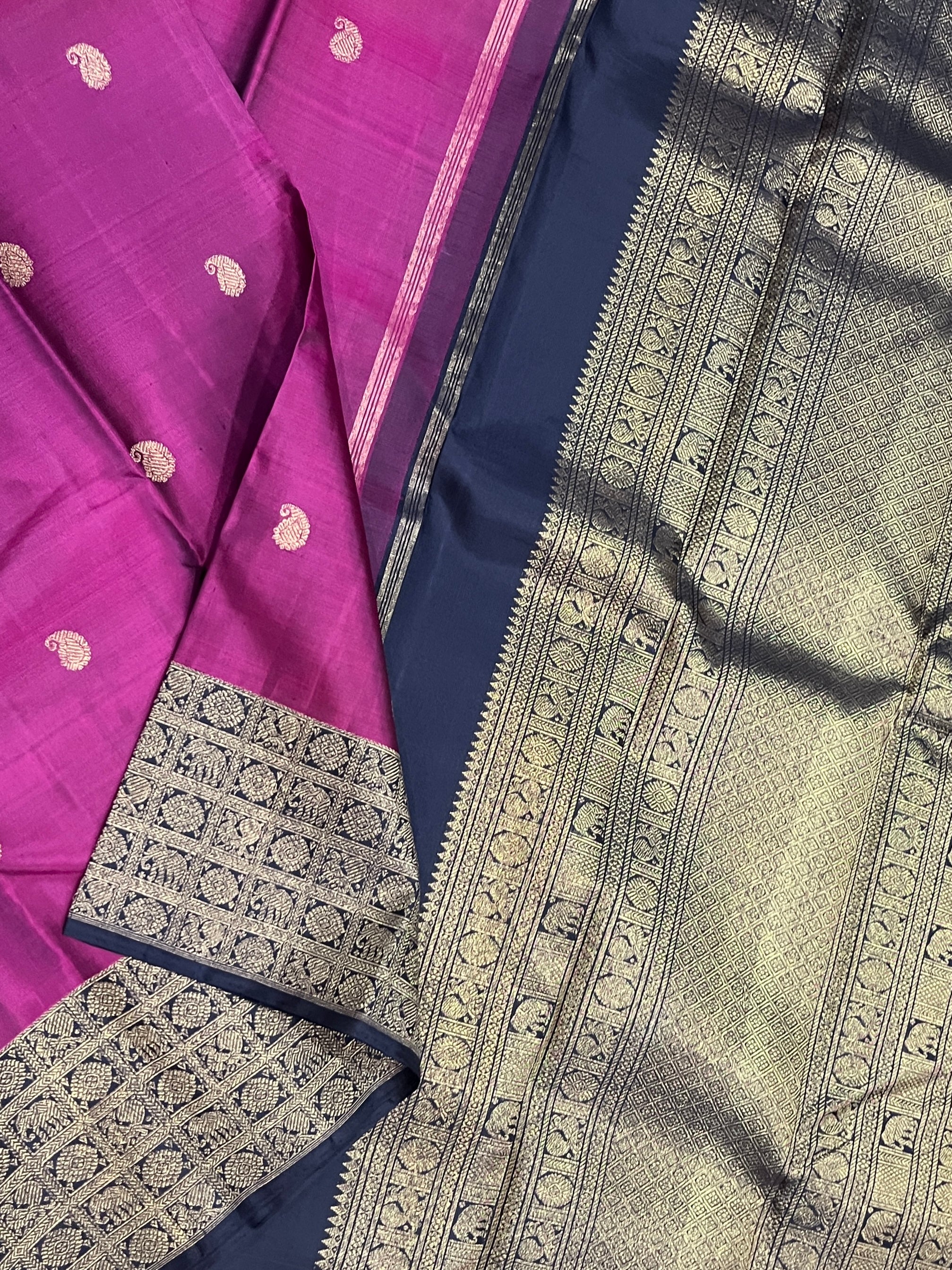 Kanchipuram Pure Silk Saree with pure zari
