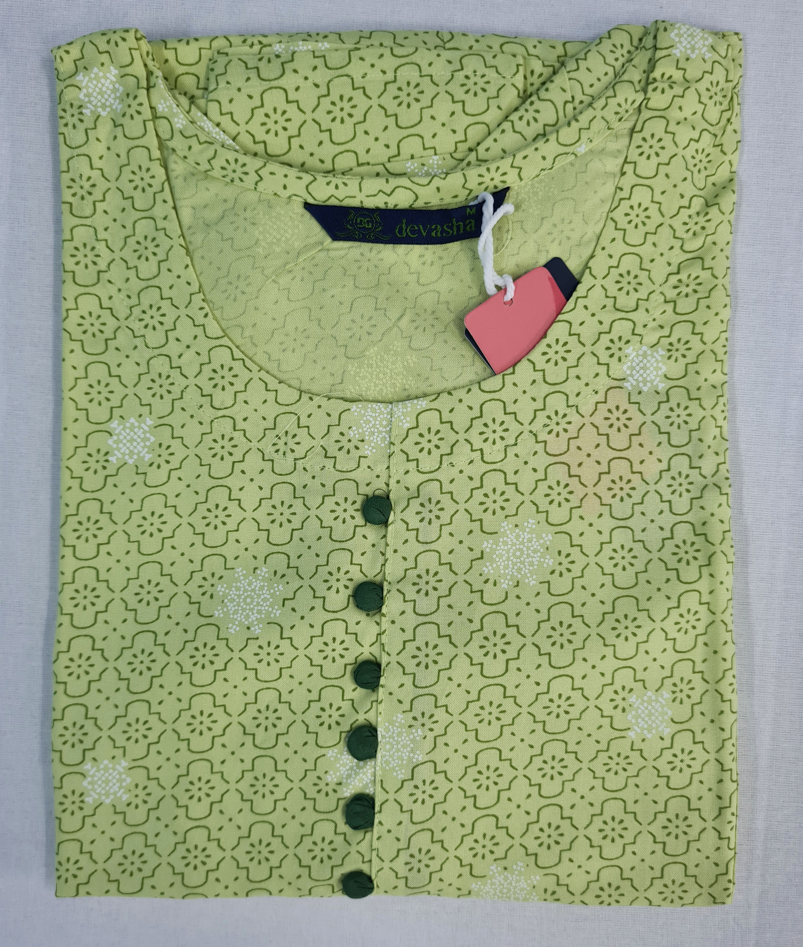 Designer Readymade Kurtis by DEVASHA (LIVA) Collection