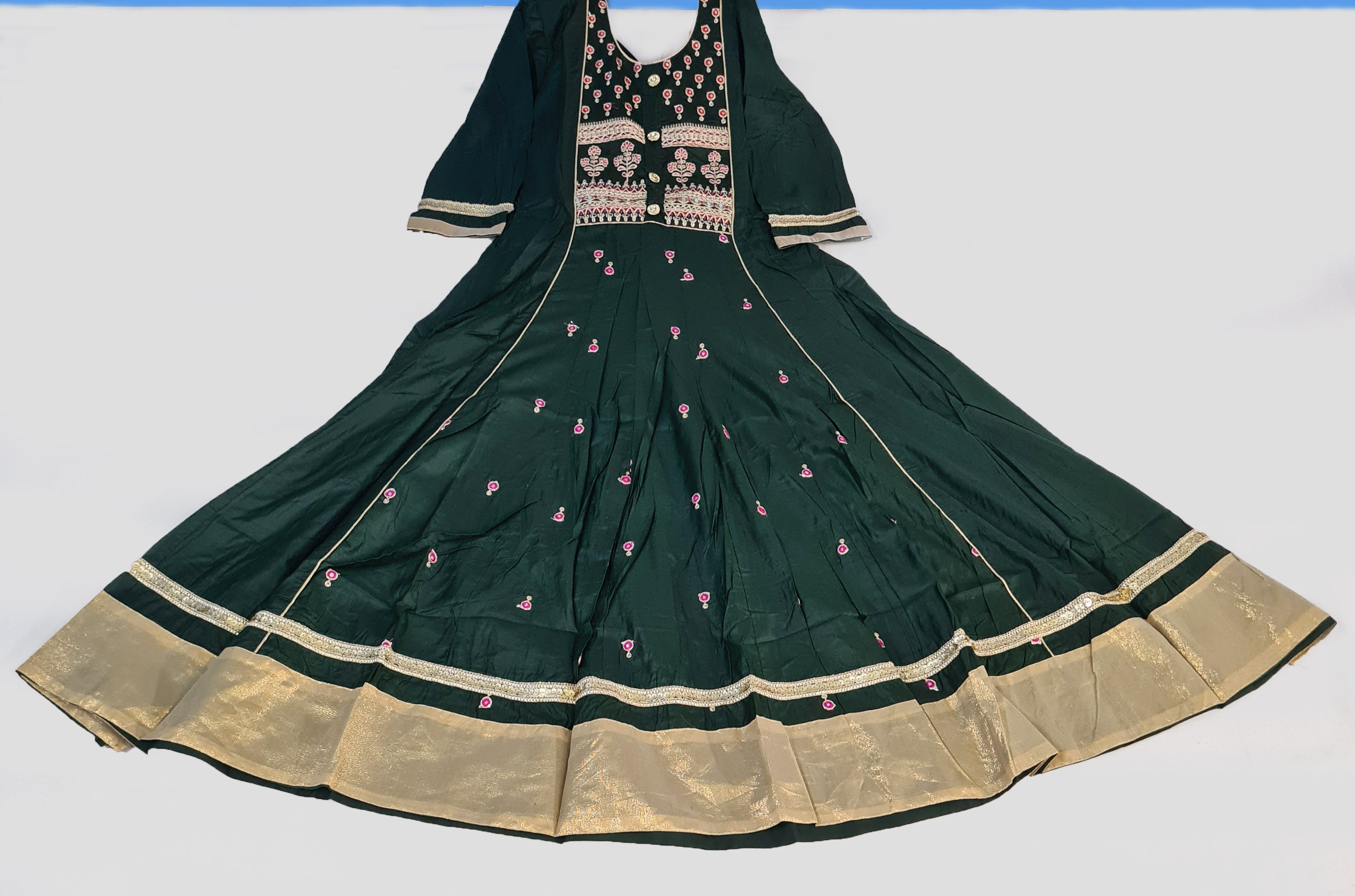 Embroidery Anarkali Kurtis Collection by SHARIFA