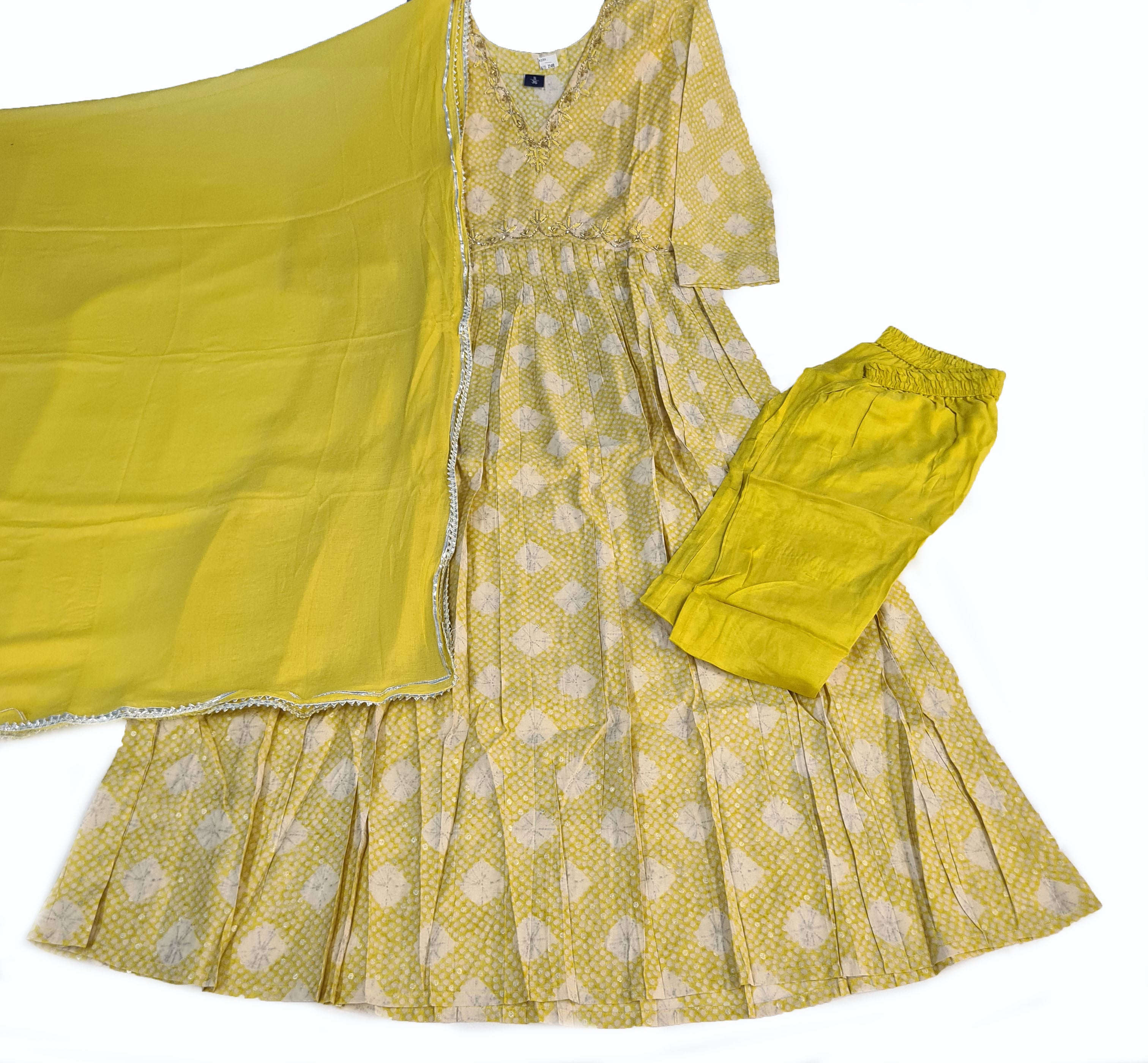 Designer Anarkali Kurtis with Pant and Dupatta Collection