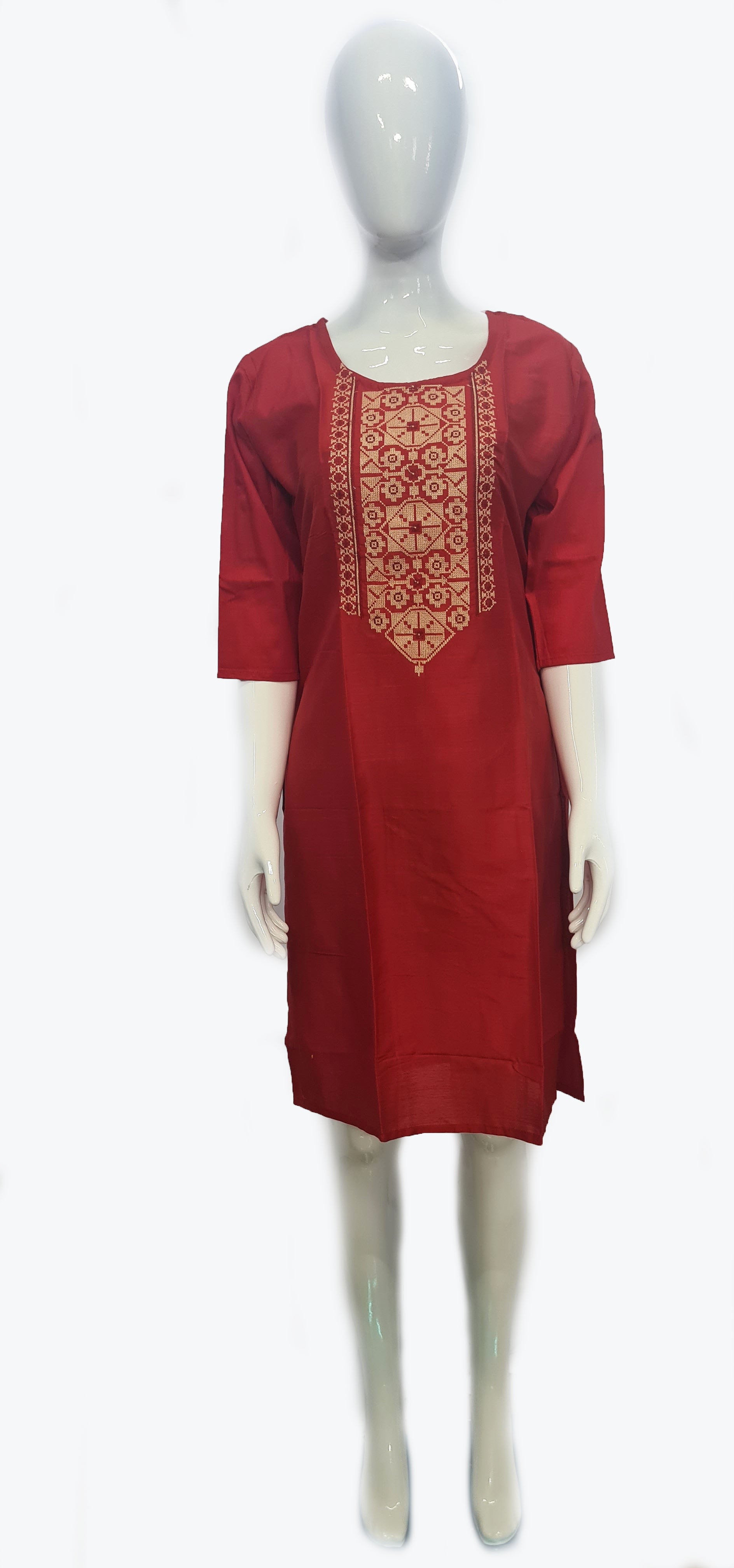Embroidery Readymade Kurtis Collection by MLIANA CROSSET