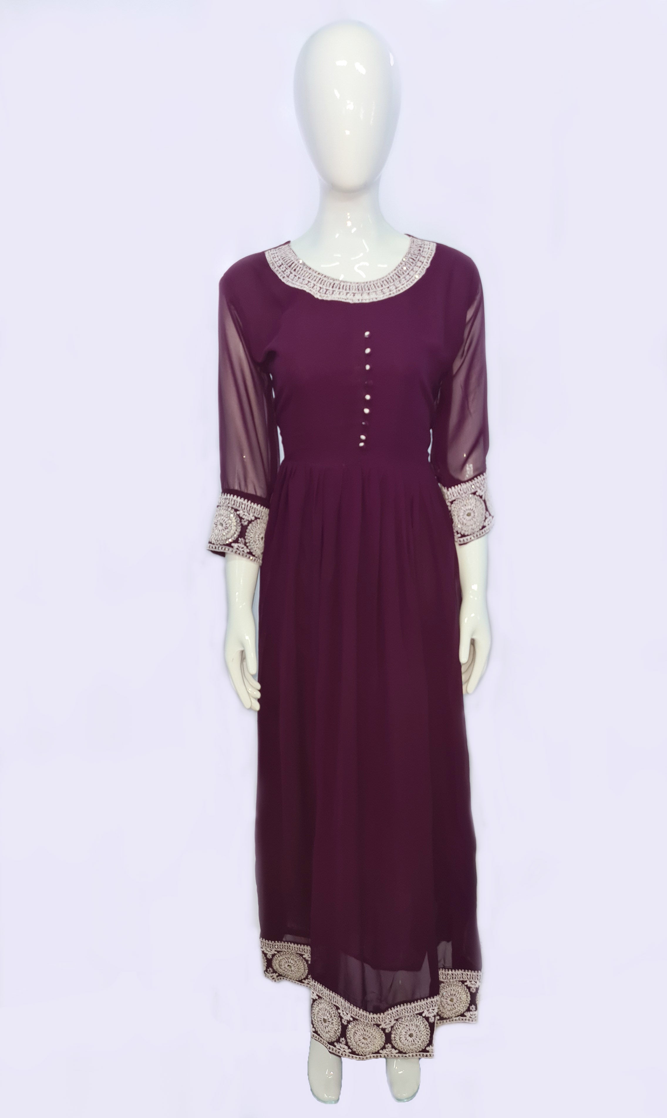 Georgette Anarkali Kurtis Collection by K81