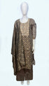 Thread Designer Embroidery Kurtis With Pant And Dupatta Set