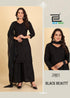 Blue Hills Presents Black Beauty Series 2001-2004 Rayon With Work Anarkali Suit Collections