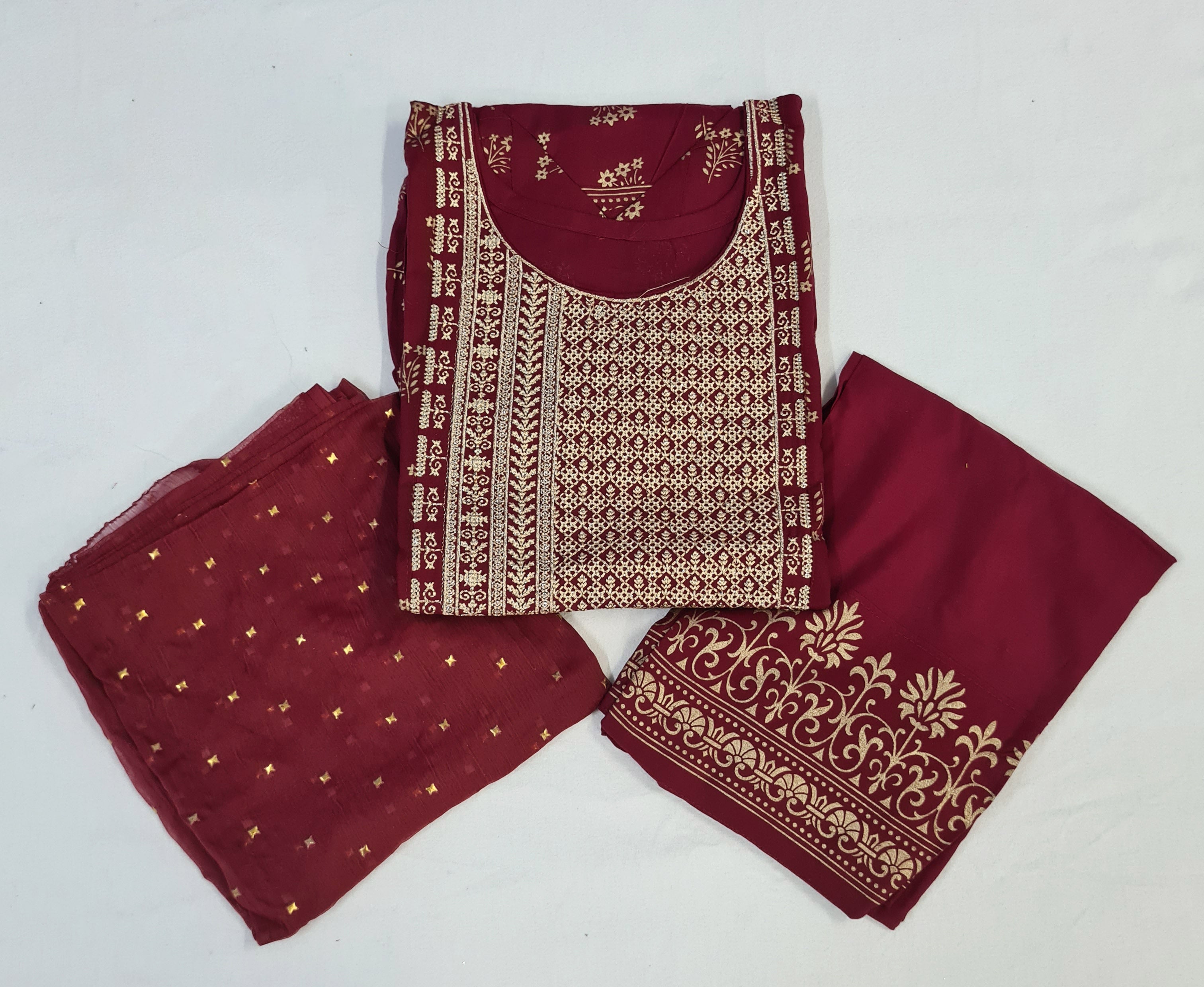 Ethnic Wear Anarkali Kurtis With Pant And Dupatta Collection