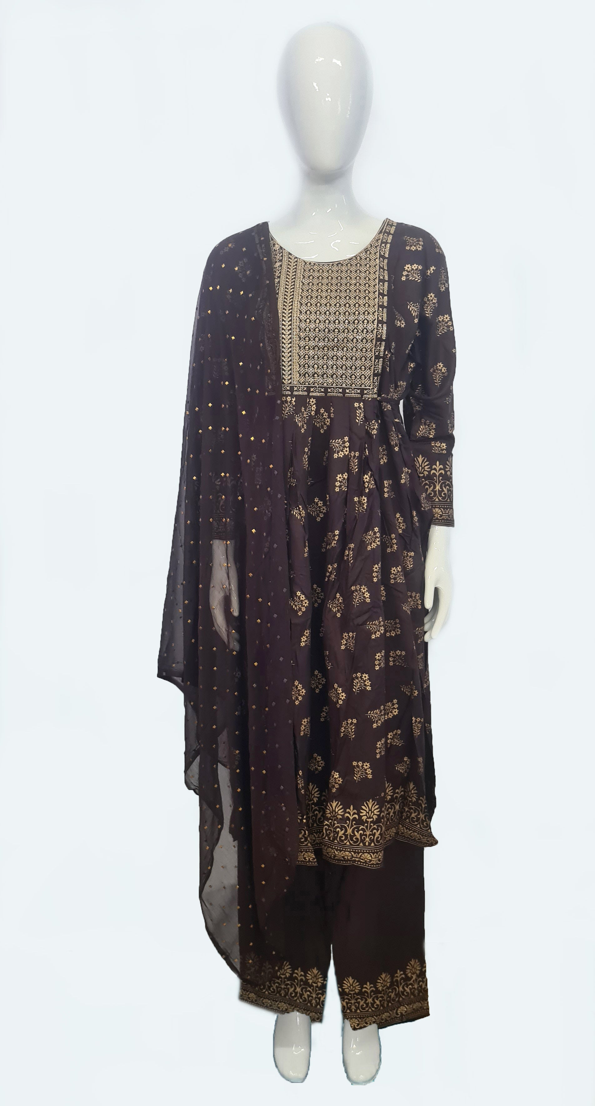 Ethnic Wear Anarkali Kurtis With Pant And Dupatta Collection