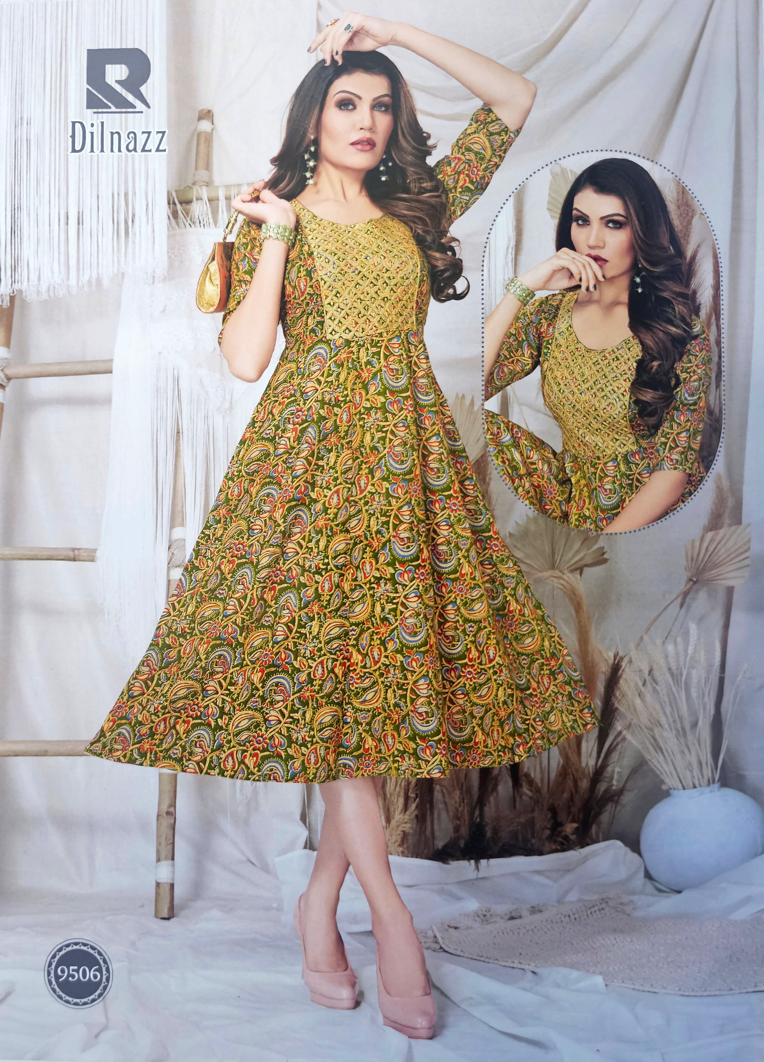 Raashi Dilnaaz Ethnic Wea Anarkali Kurtis Collection