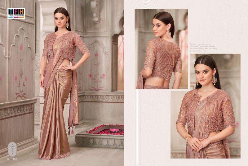 TFH PRESENTS SILVER SCREEN  HEAVY DESIGNER PARTY WEAR SAREES (Copy)