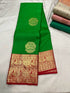 Handwoven korvai kanchipuram Pure silk