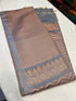 kanchi Semi silk saree   Brocade  blouse and rich jari pallu